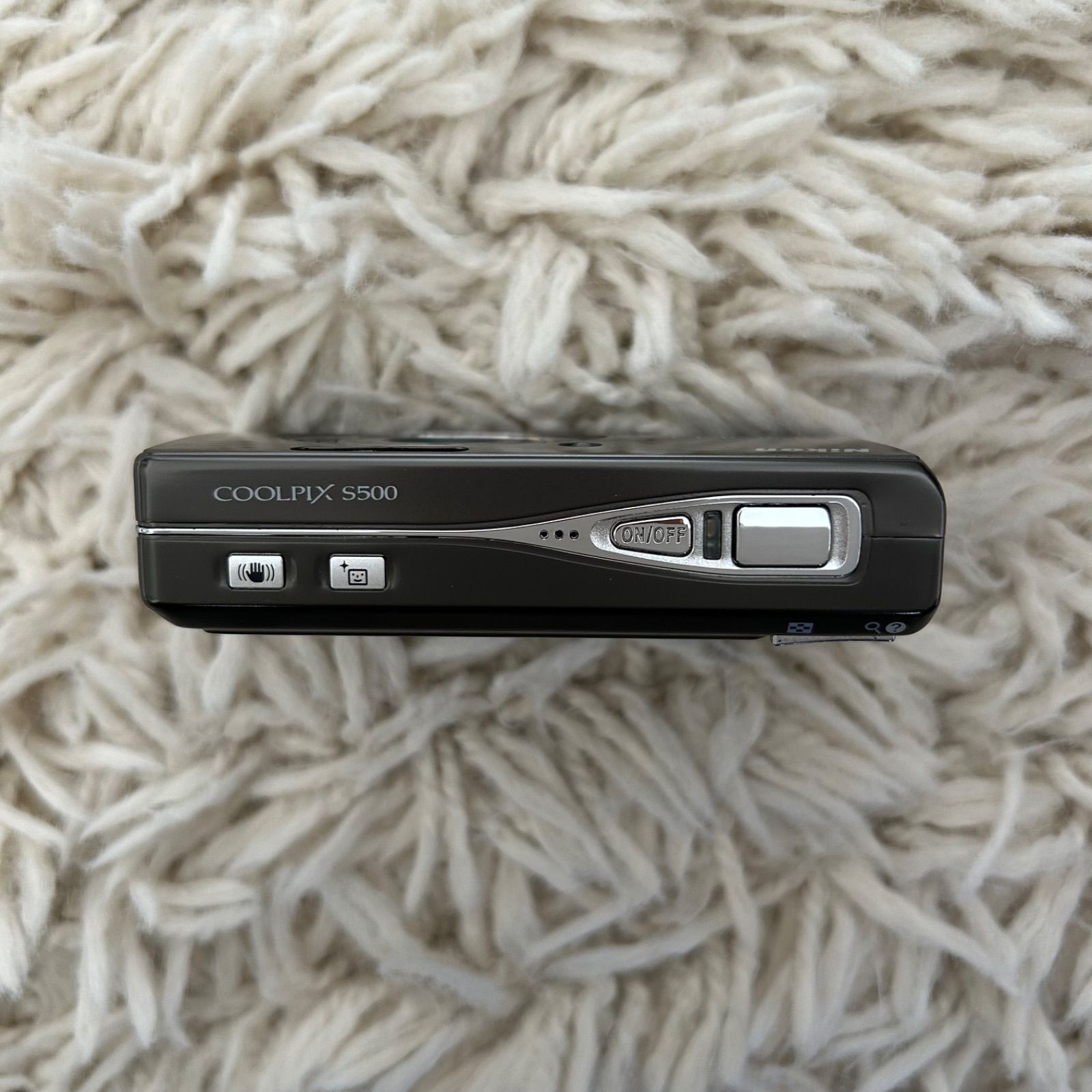✨美品✨】Nikon COOLPIX S500 コンデジ 平成レトロ ブラック - メルカリ