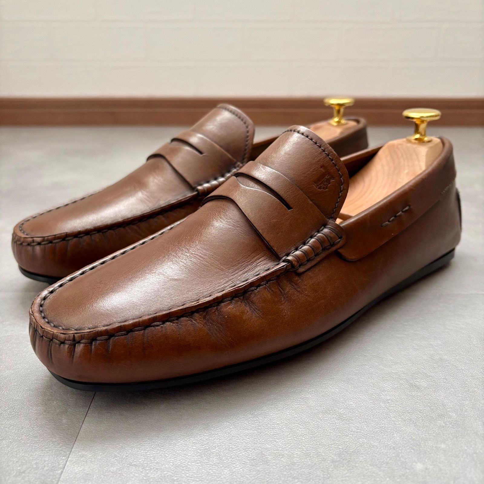 トッズ TOD'S コインローファー ドライビングシューズ サイズ6 25cm