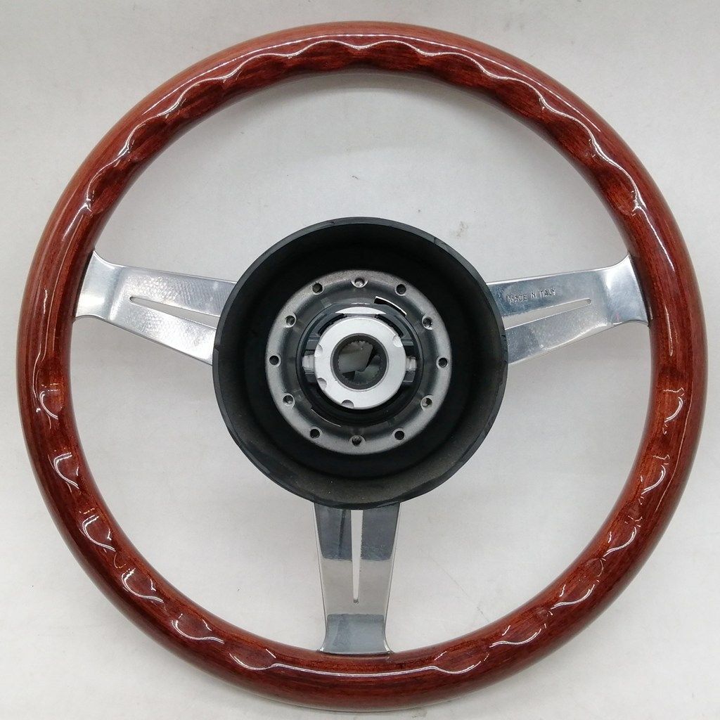 NARDI ステアリングホイール ウッド3本スポーク - メルカリ