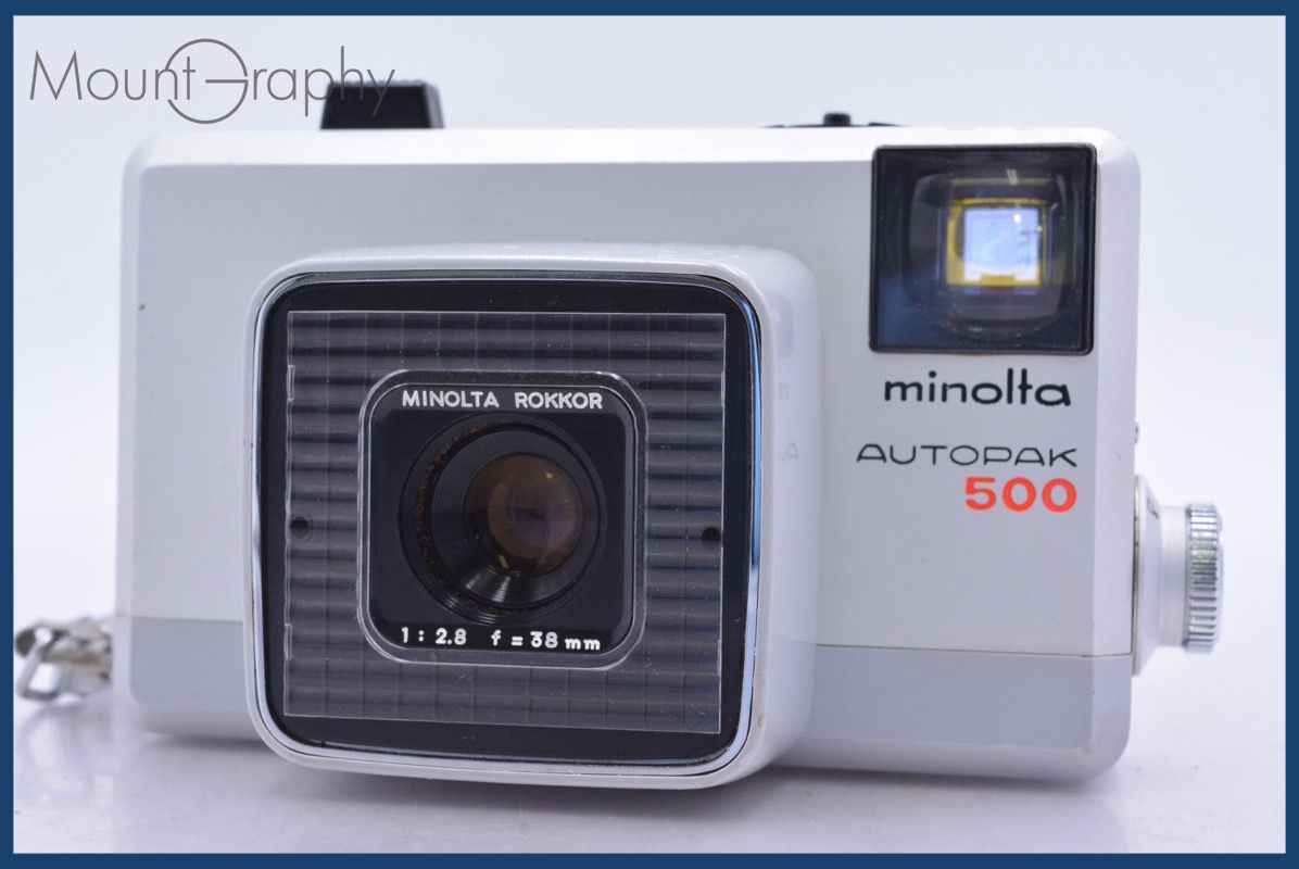 ミノルタ MINOLTA AUTOPAK 500 38mm F2.8 同梱無料 #am4140 - メルカリ