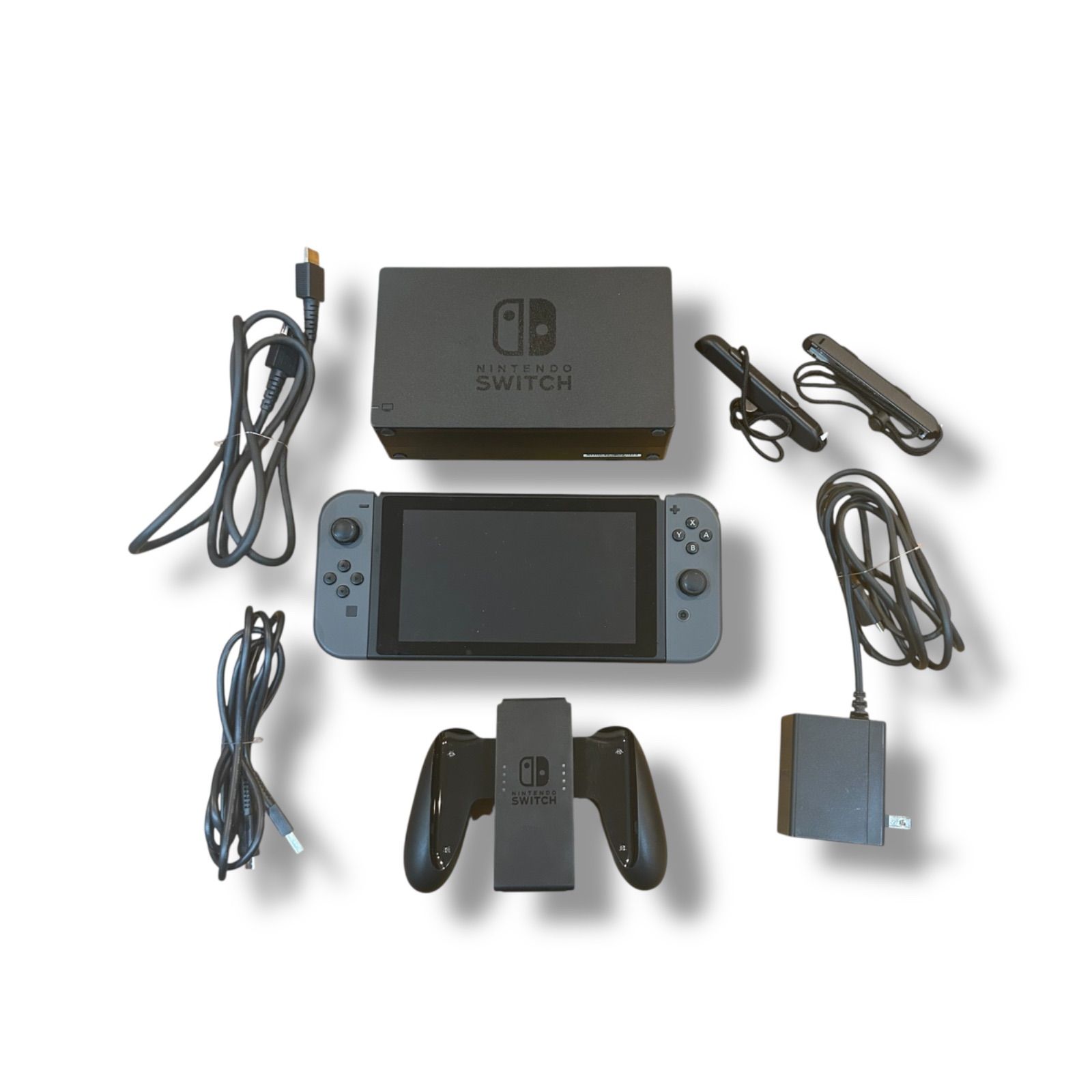 Nintendo Switch JOY-CON グレー 本体 HAC-S-KAAAA - メルカリ