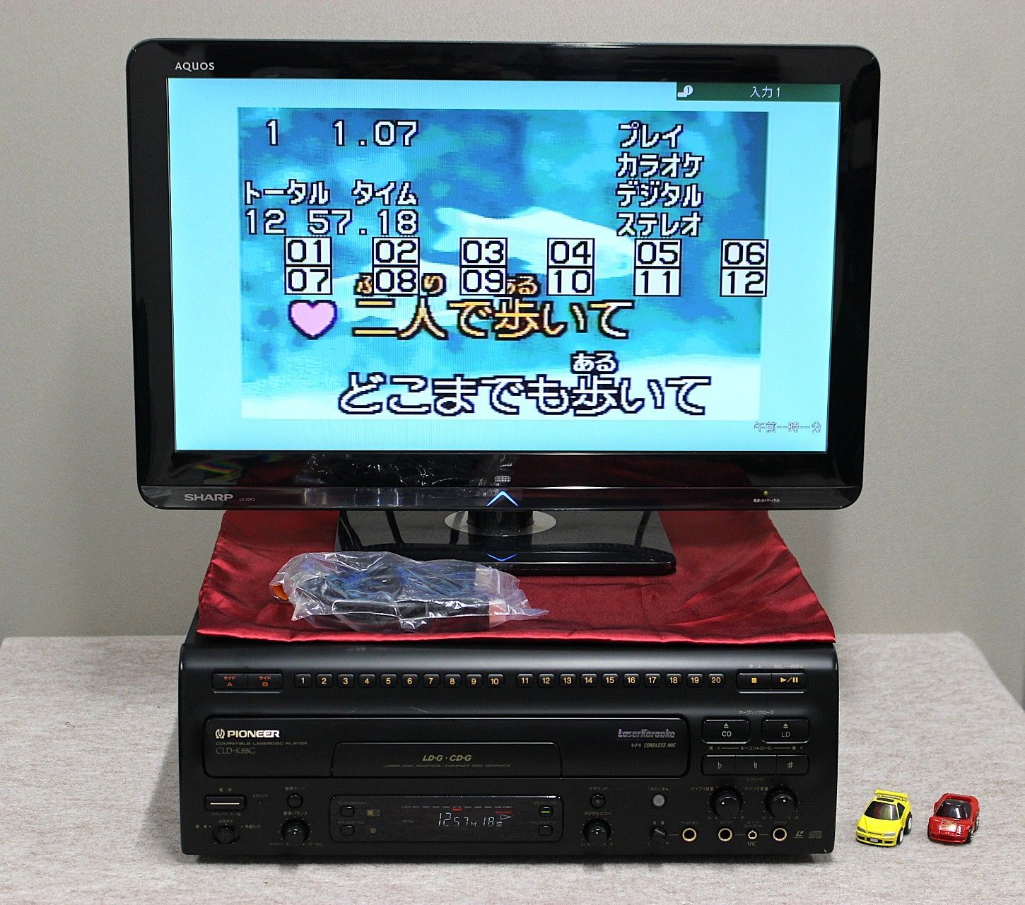 PIONNER カラオケCD/LDコンパチブルレーザーディスクプレーヤーCLD