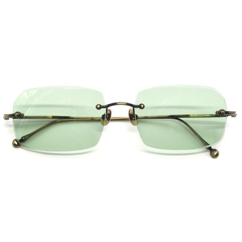 未使用 MATSUDA マツダ サングラス M5004 日本製 リムレス スクエア