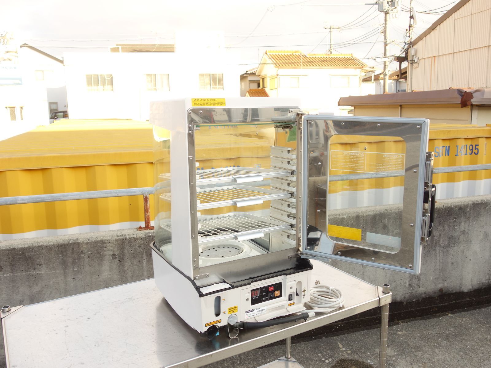 中古】M▽日本ヒーター機器 スチームマスター 肉まん 豚まん 蒸し器