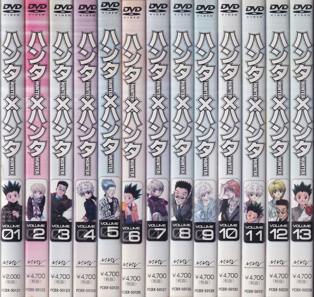 アニメDVD ハンター×ハンター 通常版全13巻 セット - メルカリ