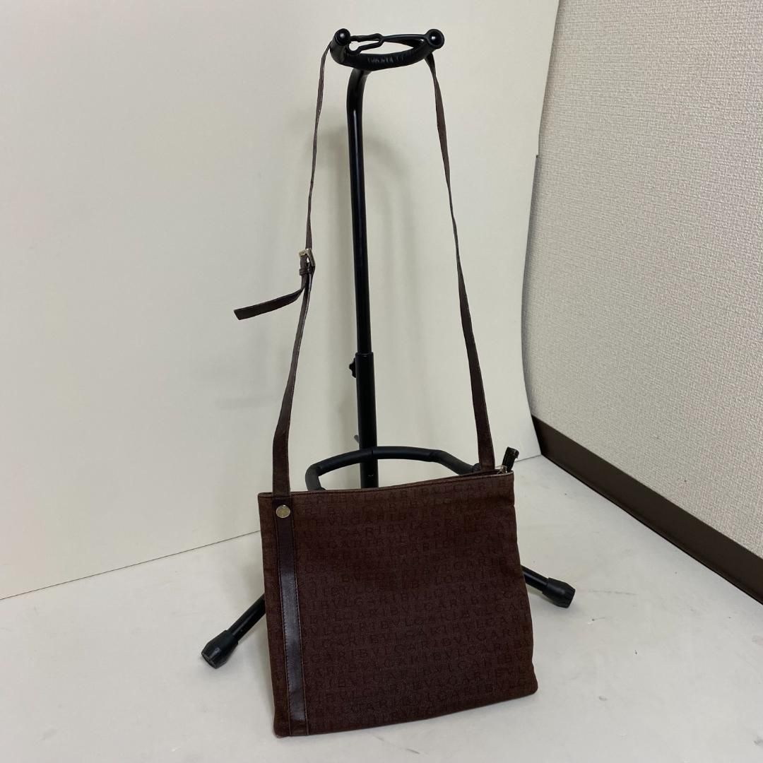 ☆BVLGARI ショルダーバッグ ブルガリ ブラウン - メルカリ