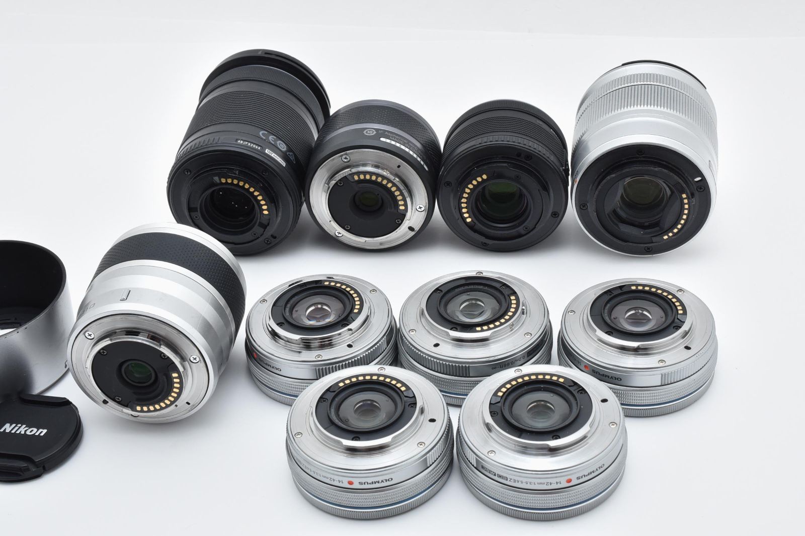 ☆ジャンク☆ ミラーレスレンズ まとめ Olympus 14-42 EZ/40-150 R