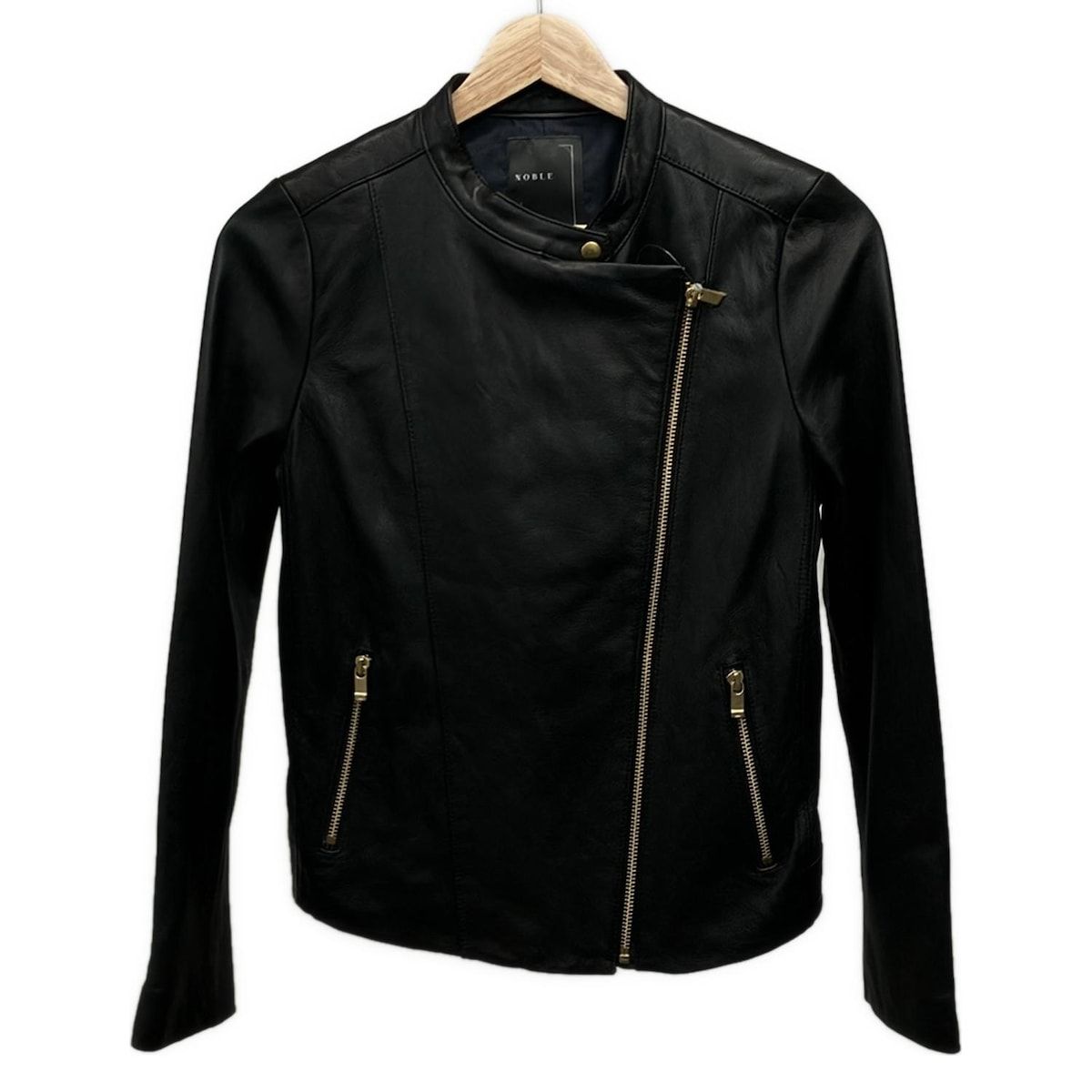NOBLE(ノーブル) ライダースジャケット サイズ38 M レディース - 黒