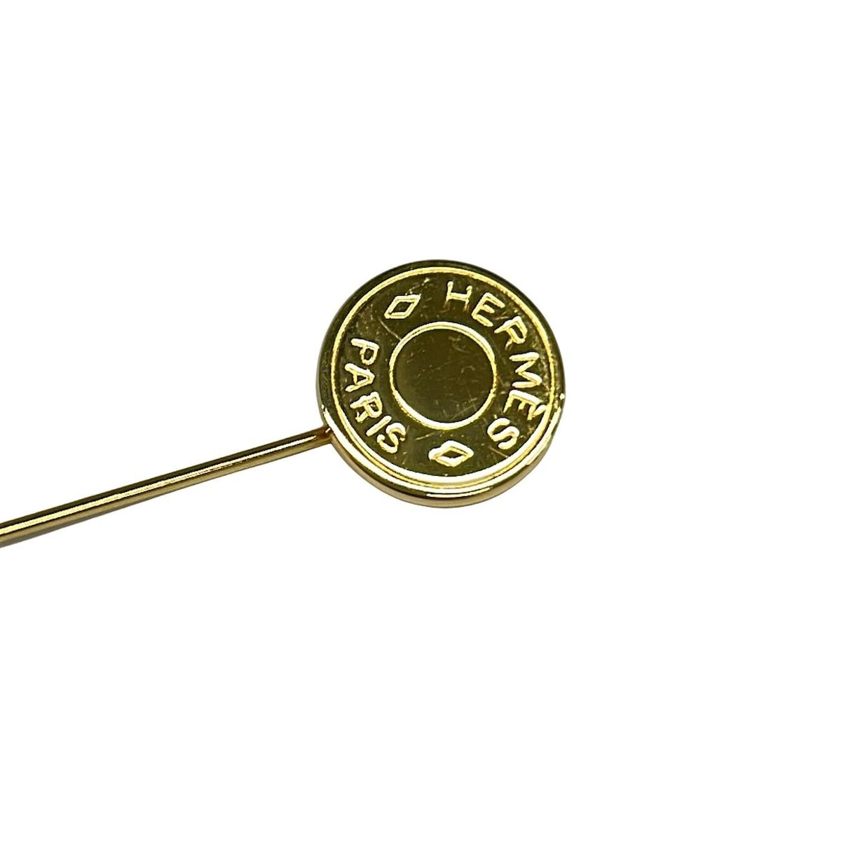 HERMES(エルメス) ブローチ美品 セリエ ゴールド ラペルピン - メルカリ