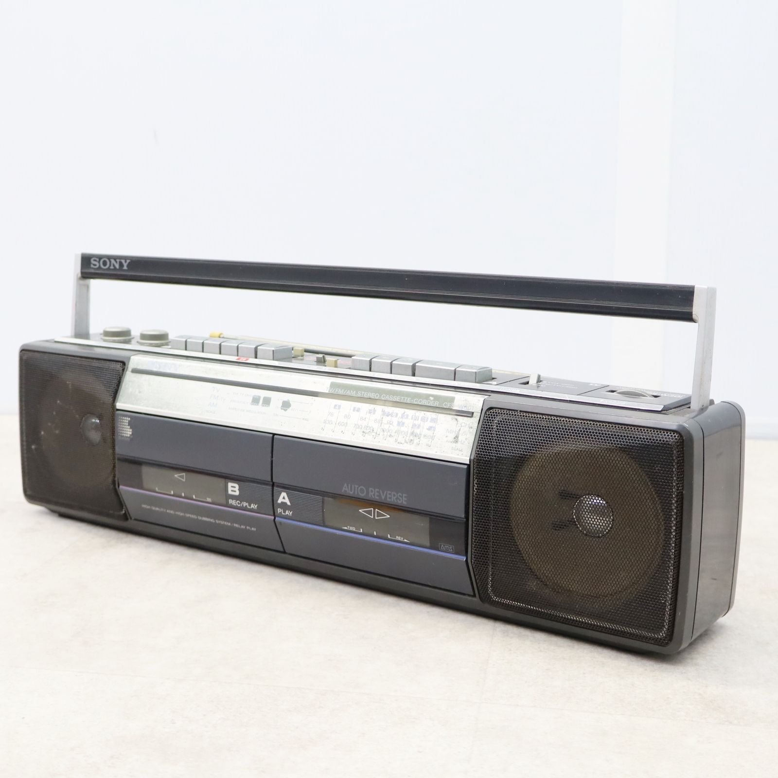△昭和レトロ/当時物！ ｜ダブルラジカセ｜SONY ソニー CFS-W301
