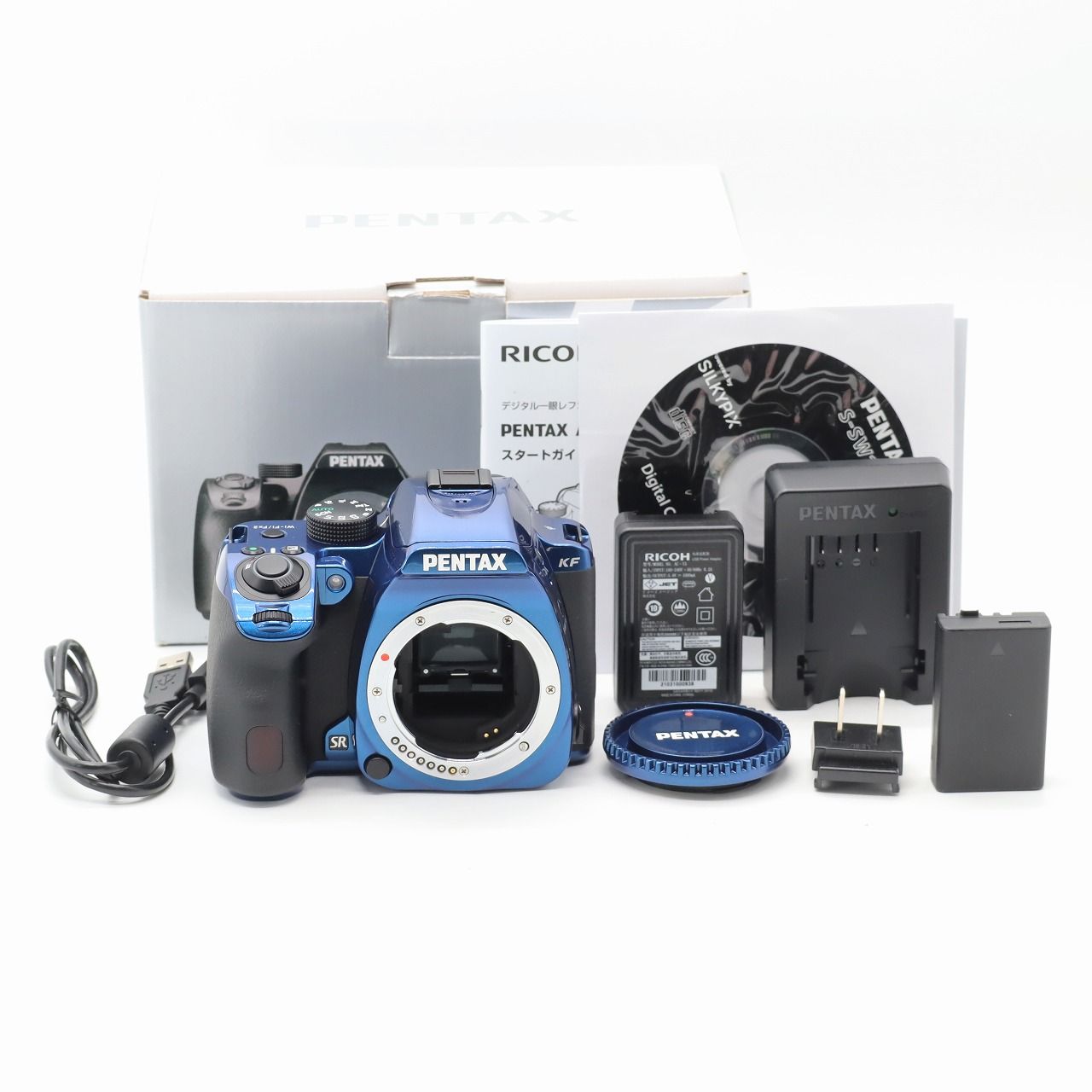 ショット数209回】PENTAX KF ボディ クリスタルブルー - メルカリ