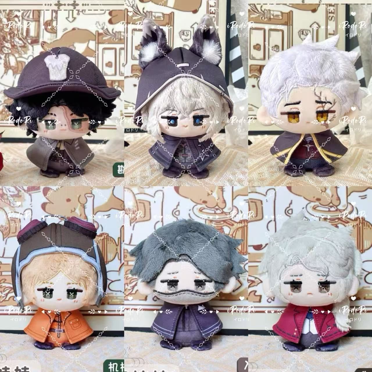 第五人格 ぬいぐるみ（お座り）マスコット 隠者 夜の番人 探鉱者 納棺