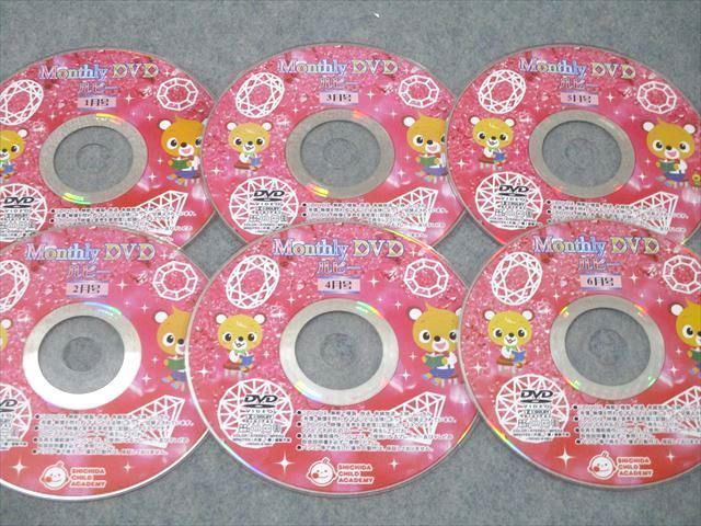 七田チャイルドアカデミー Monthly(マンスリー) DVD ルビー 1～12月号