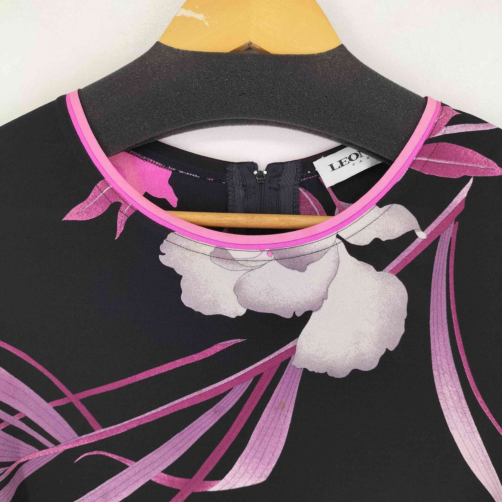 レオナール LEONARD シルク 花柄 ワンピース レディース 42 - メルカリ