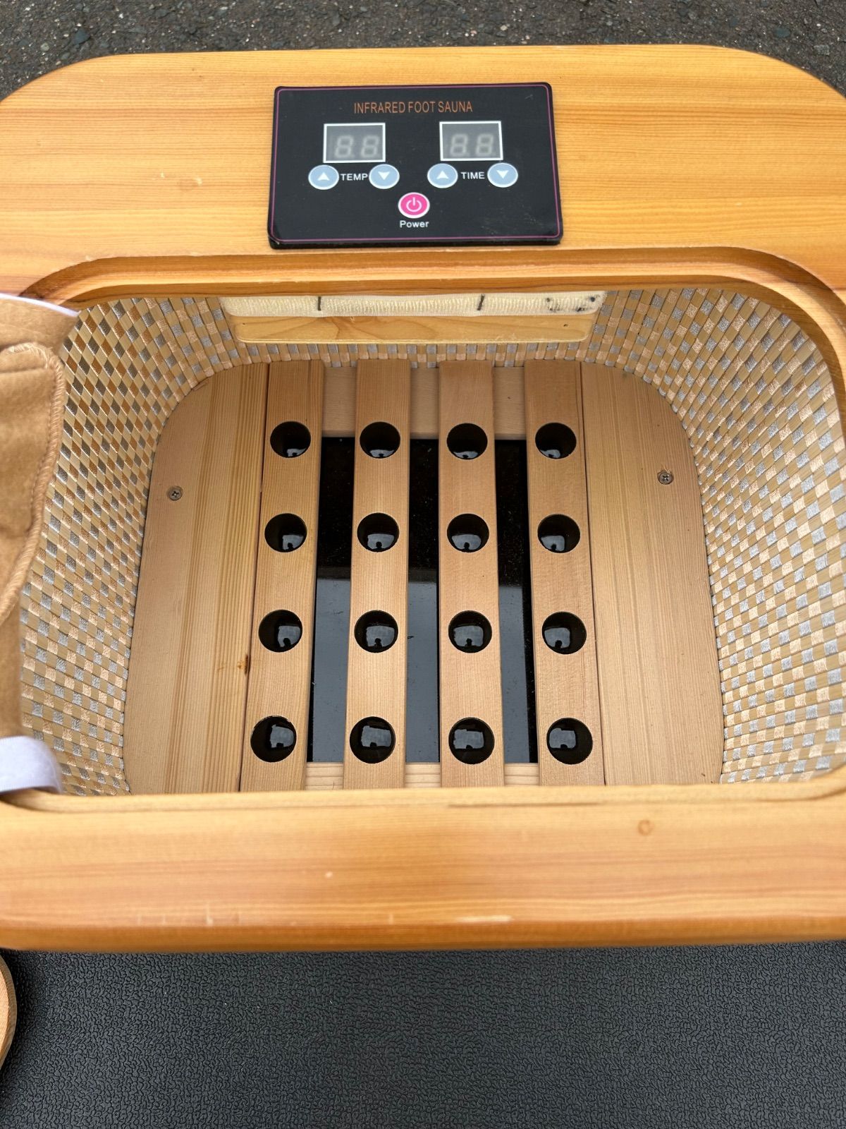 はぴねすくらぶ セラミック 足湯 サウナカバー付き フットバス - メルカリ