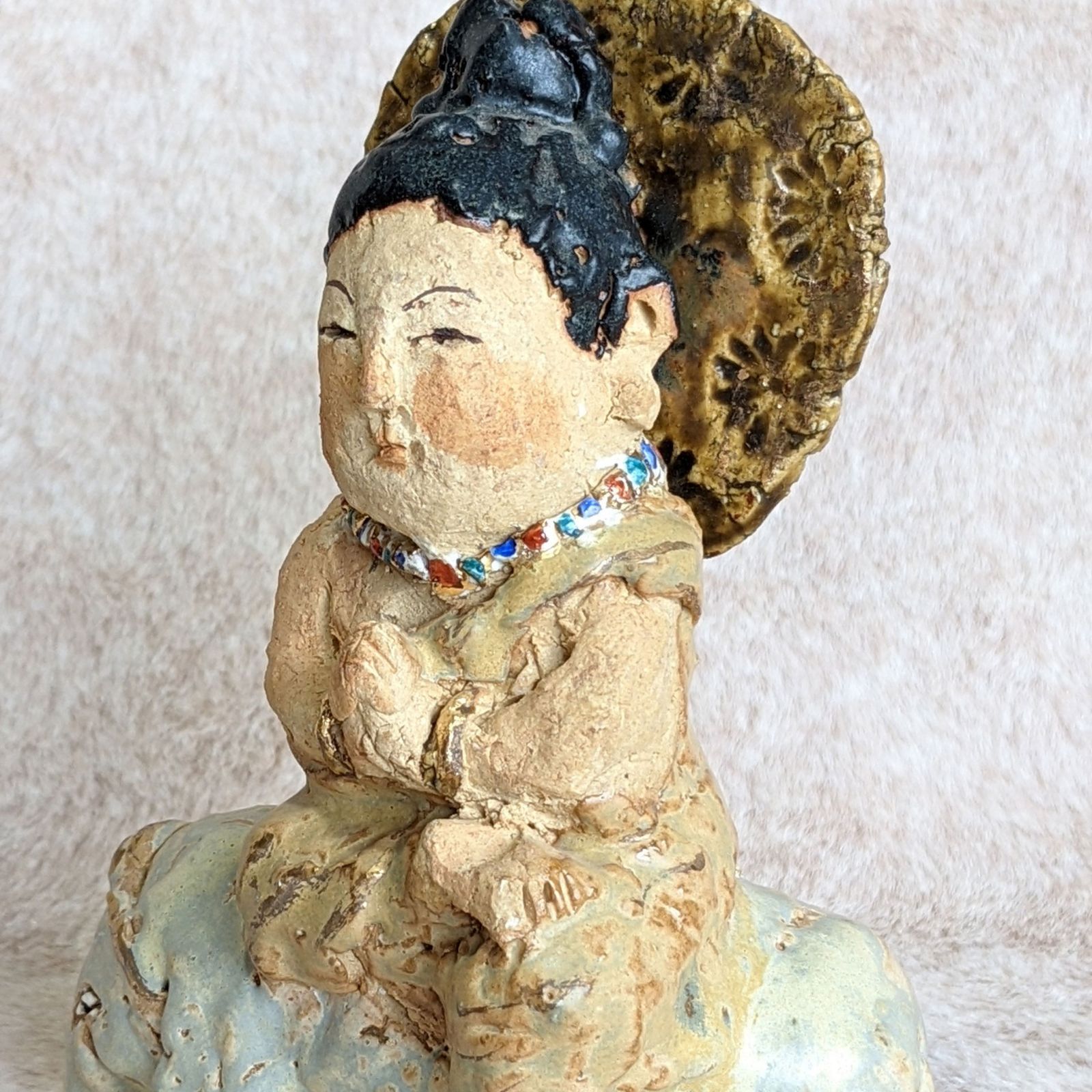 ささきようこさん作 陶人形 普賢菩薩 - メルカリ