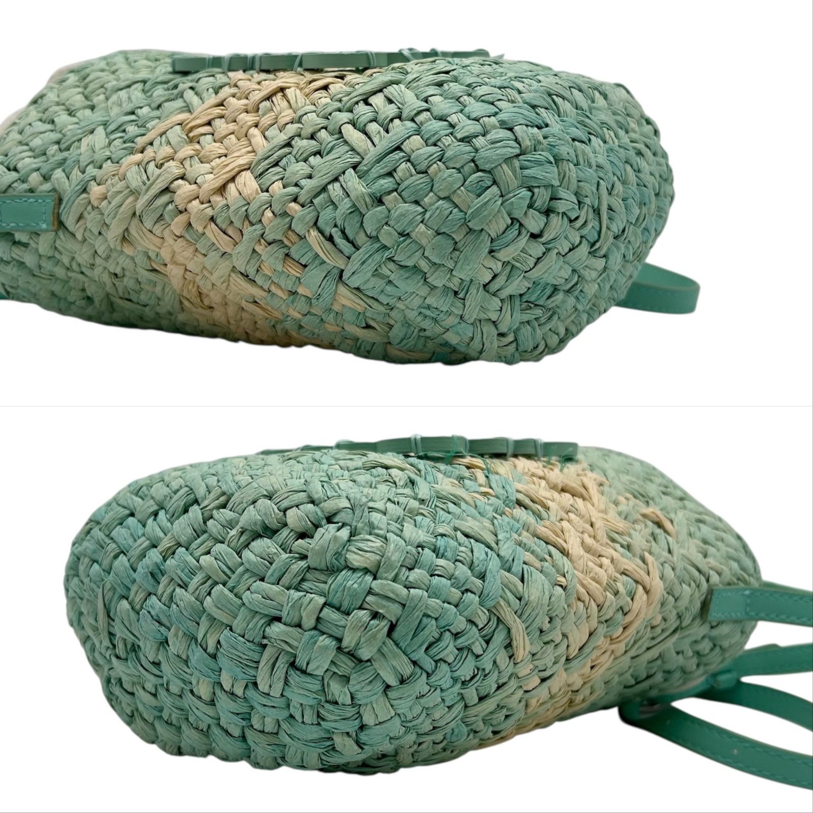 ◎ 未使用級 LOEWE ロエベ ラフィア ノベルティ カゴバッグ かご