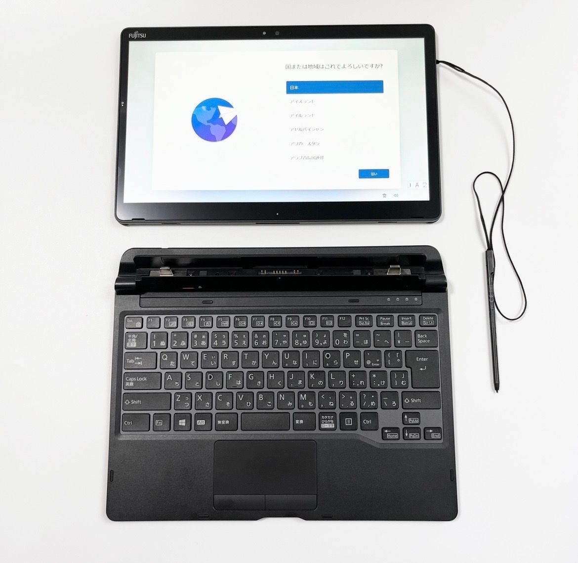 富士通 FUJITSU ノートパソコン タブレットPC 2in1 ARROWS Tab Q739/AE
