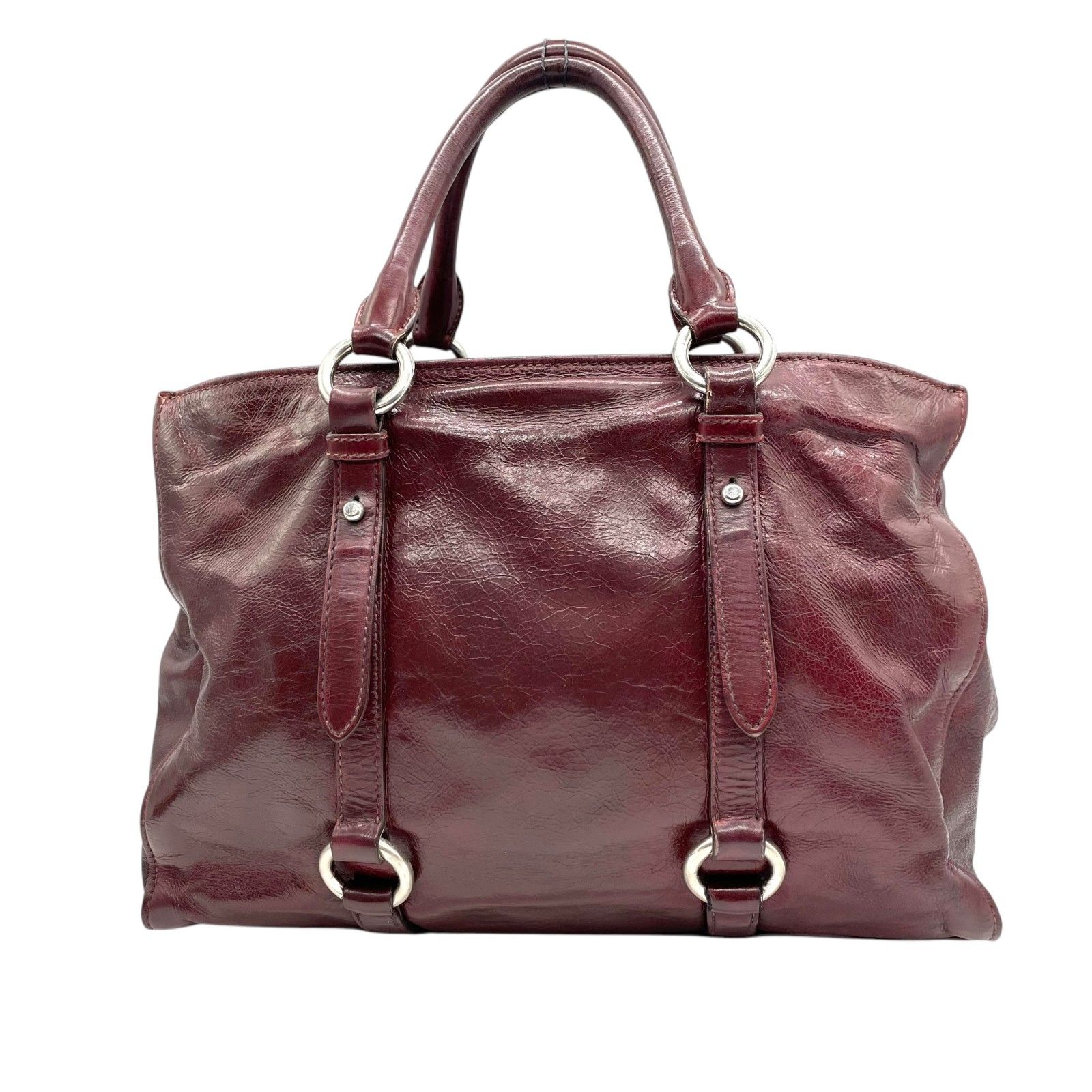 美品 希少カラー MIUMIU ミュウミュウ ハンドバッグ ショルダーバッグ