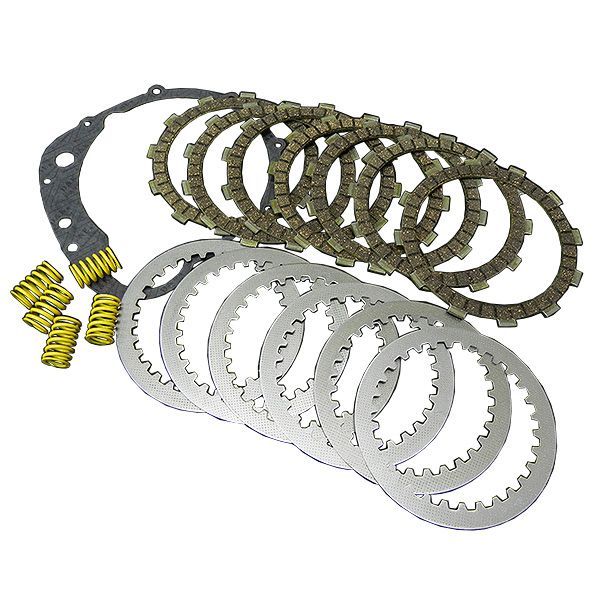 ゼファー400(χ) 2001-2009年式対応 クラッチ板 19点完全フルセット