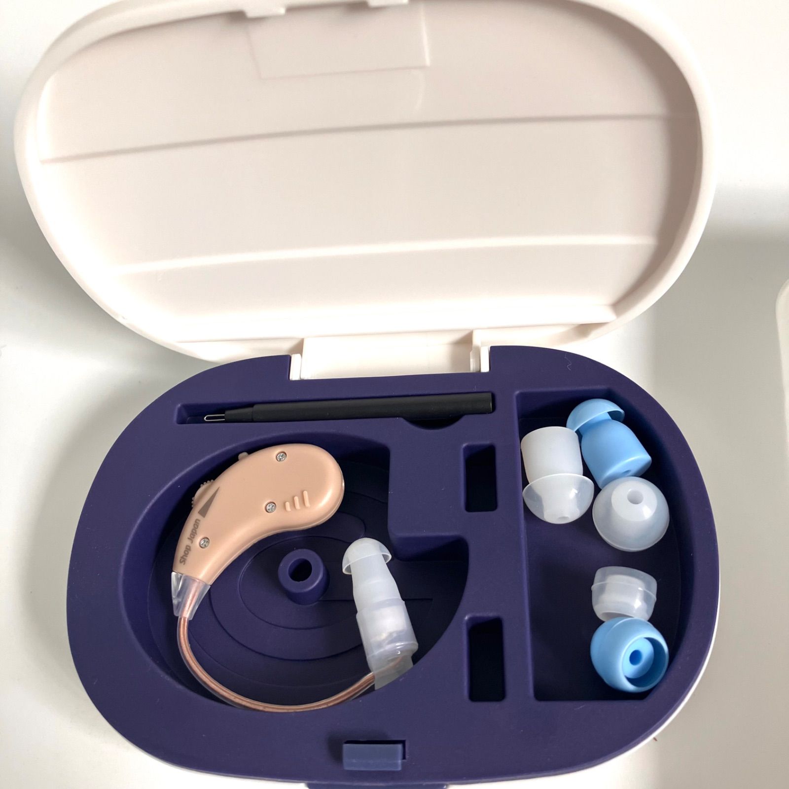 ☆新品未使用☆SHOP JAPAN 楽ちんヒアリングM ベージュ 集音器 - メルカリ