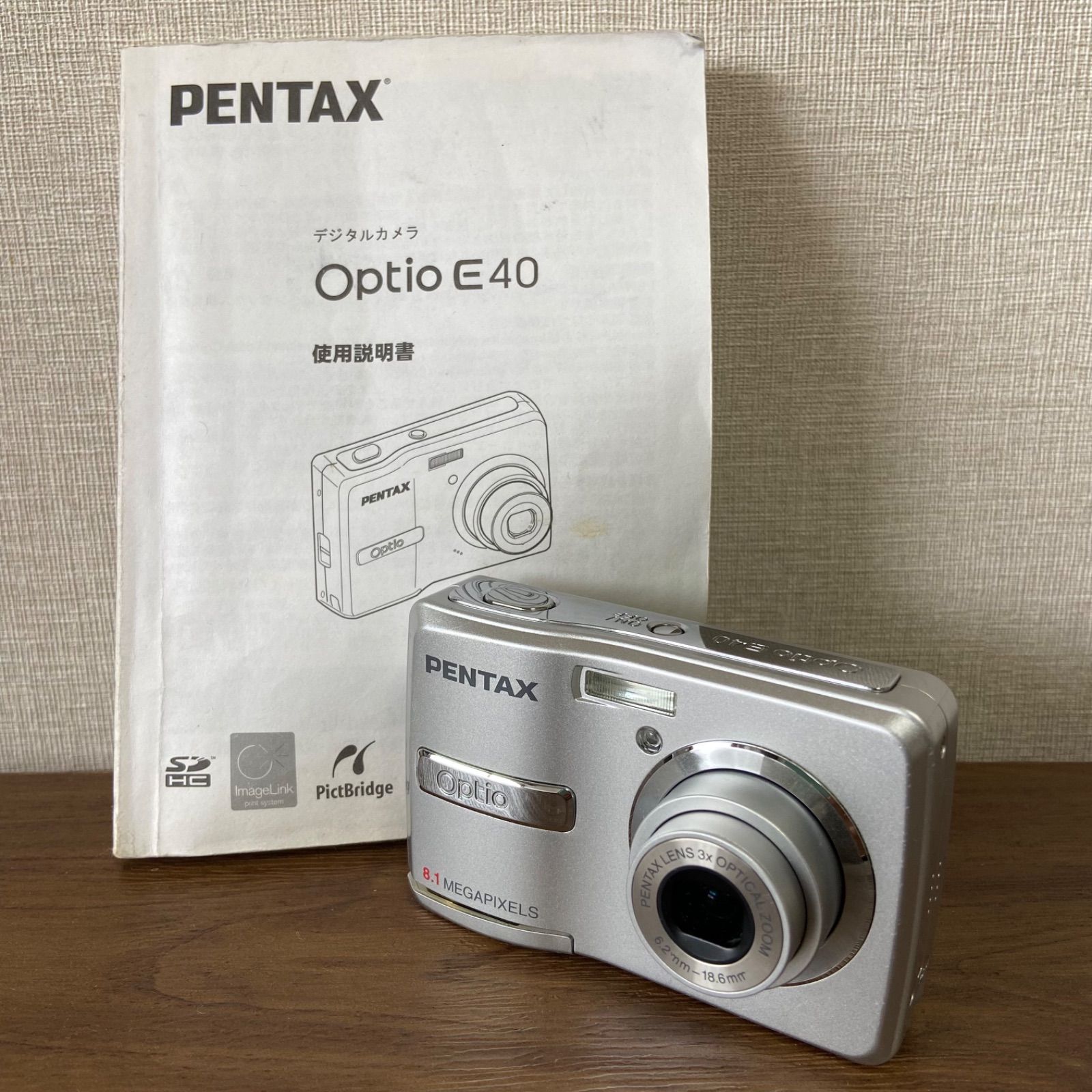 PENTAX Optio E40（ペンタックス オプティオ E40） ジャンク 動作確認