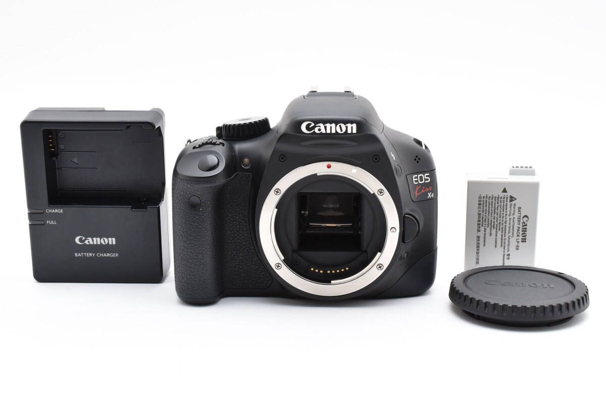 614☆良品☆Canon EOS kiss x4 デジタル一眼レフ ボディ キヤノン