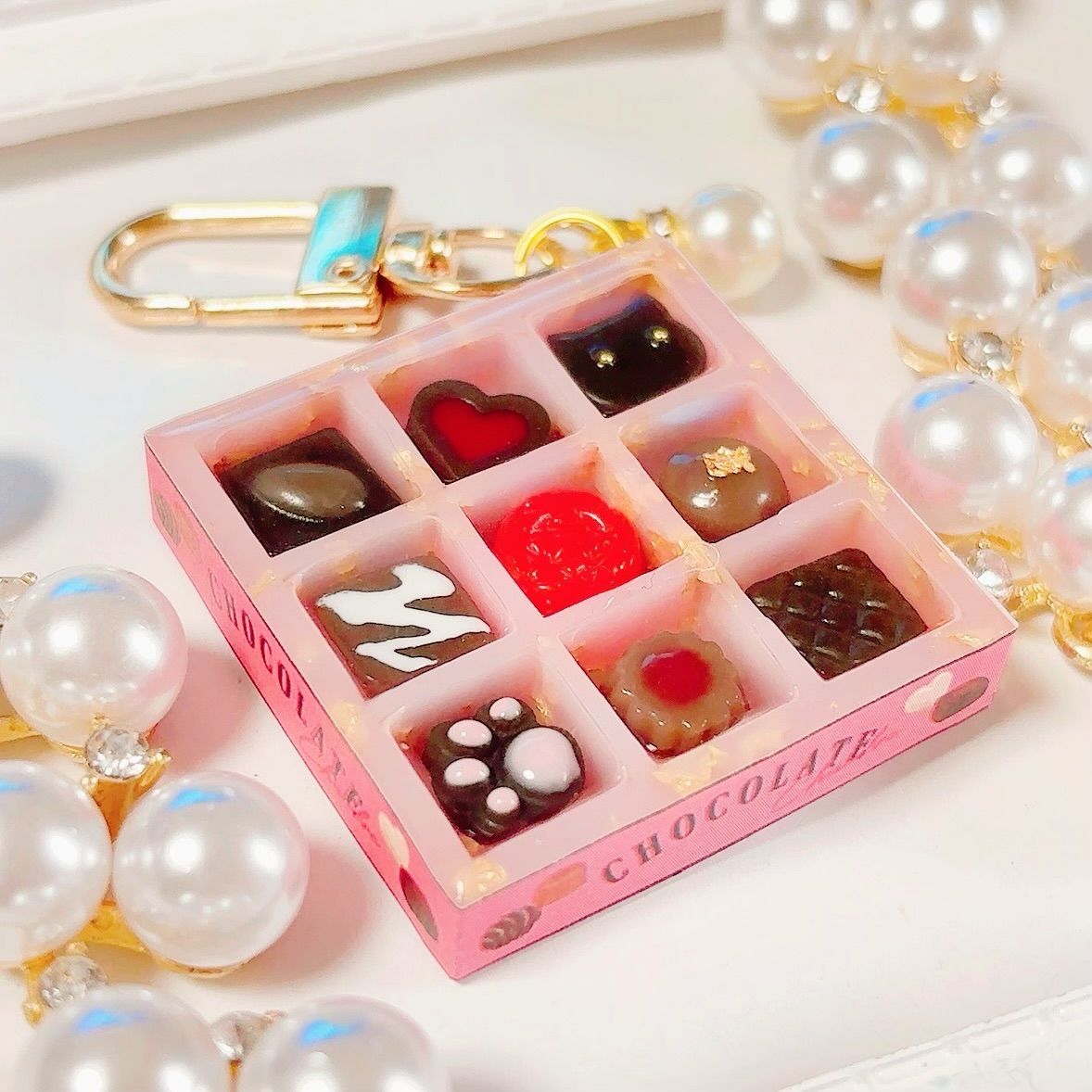 専用◇バレンタインチョコレート シャカシャカキーホルダー シェイカー