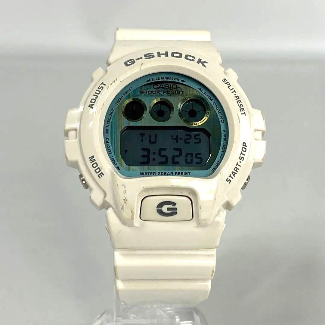 電池交換】カシオ Gショック デジタル クォーツ 白 ラバー - メルカリ
