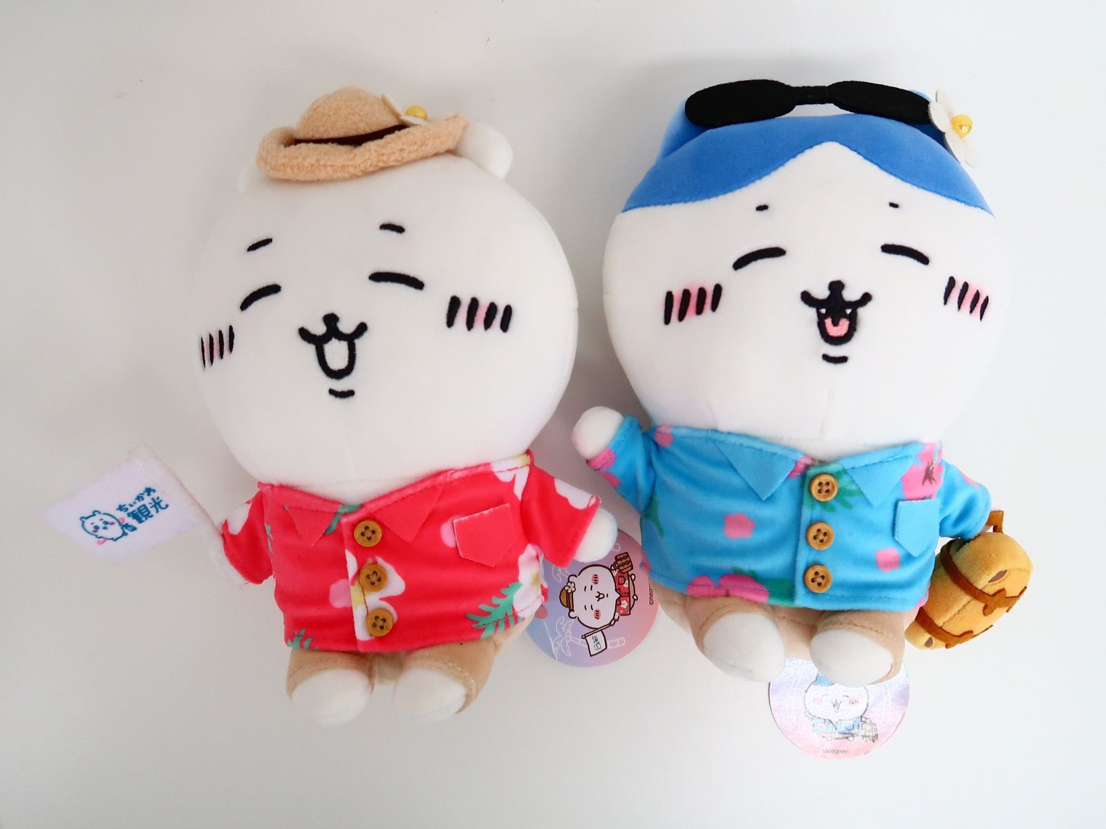 2点セット ちいかわ・ハチワレ 旅行いきたいぬいぐるみ(S) - メルカリ