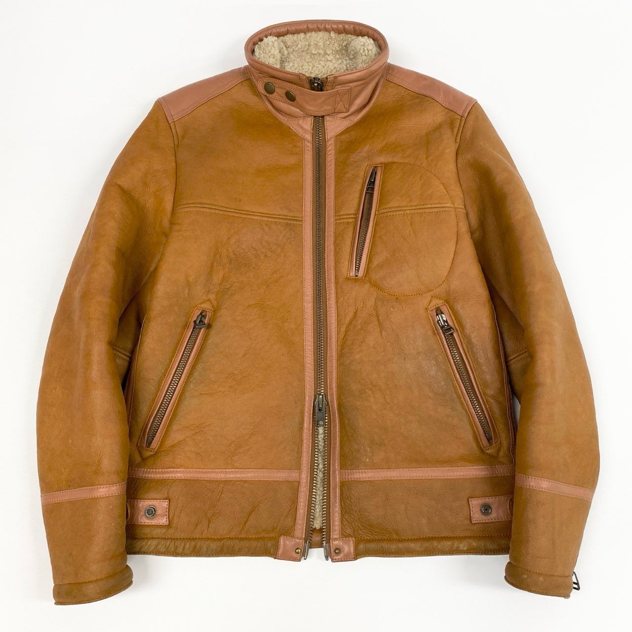 16j20 AVIREX アヴィレックス MOUTON RIDERS JACKET ムートン