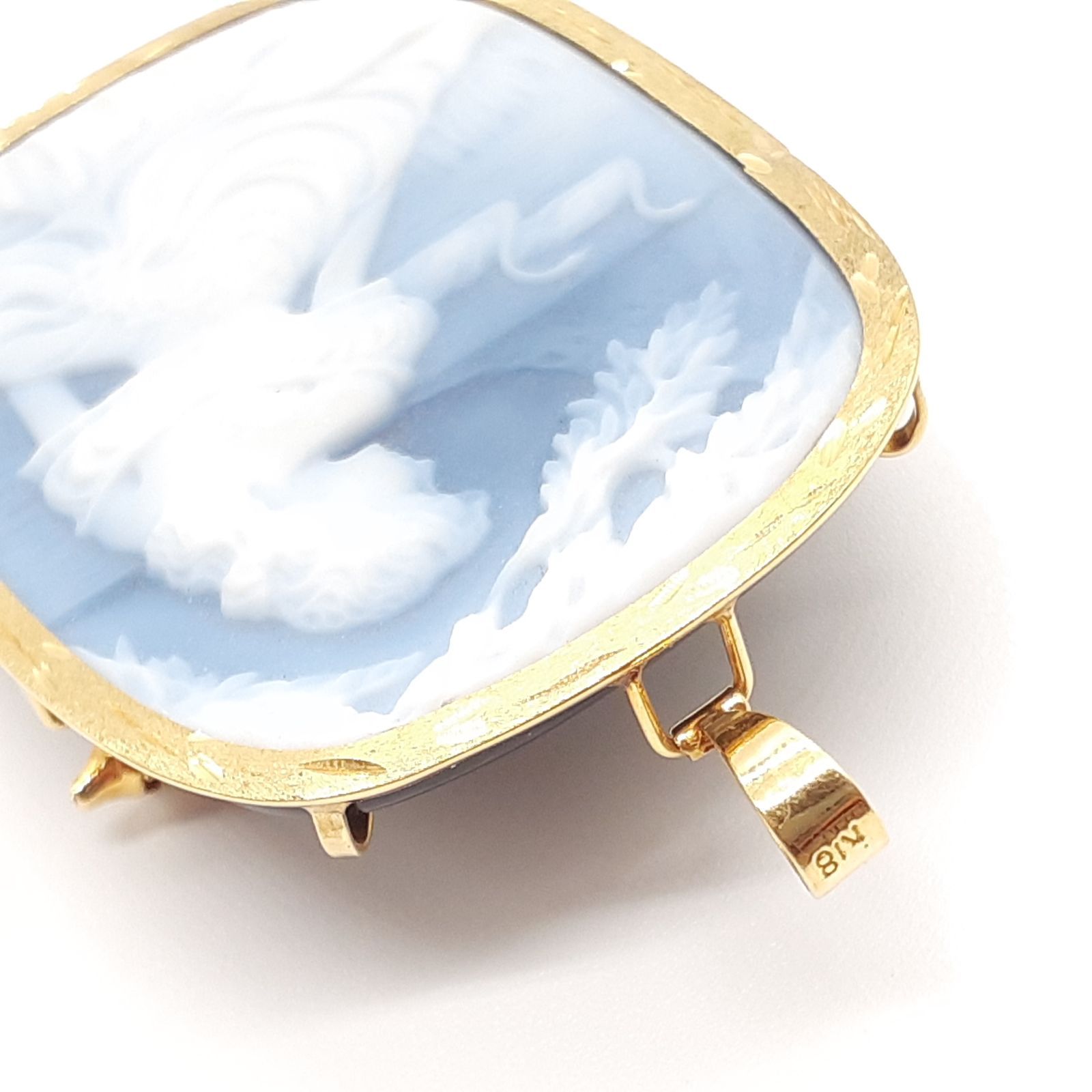 ブローチ ペンダント トップ カメオ ストーン フリードリヒ