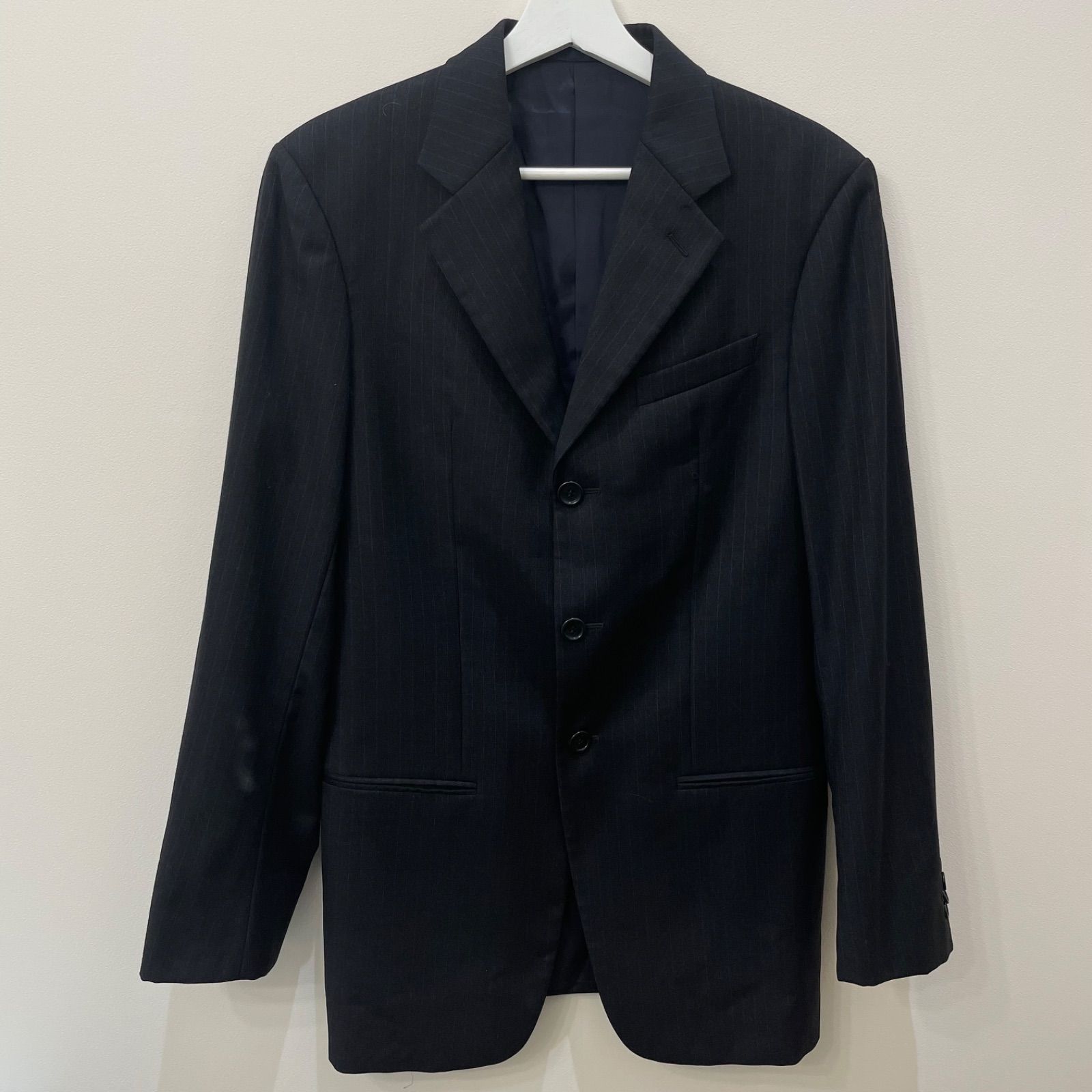 ARMANI COLLEZIONI ブラック スーツ（50/R）