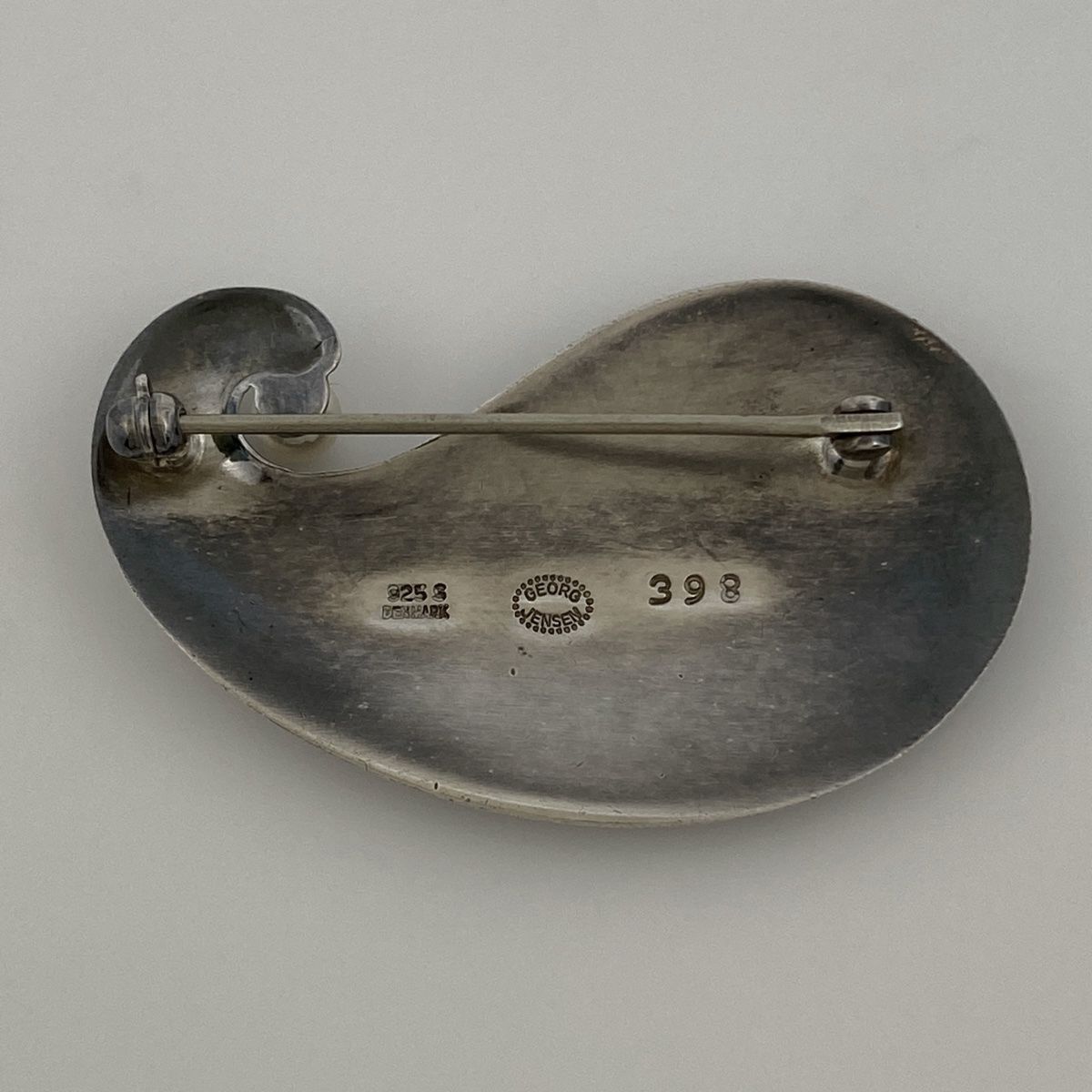 ジョージジェンセン Georg Jensen デザイン ブローチ 398 パール