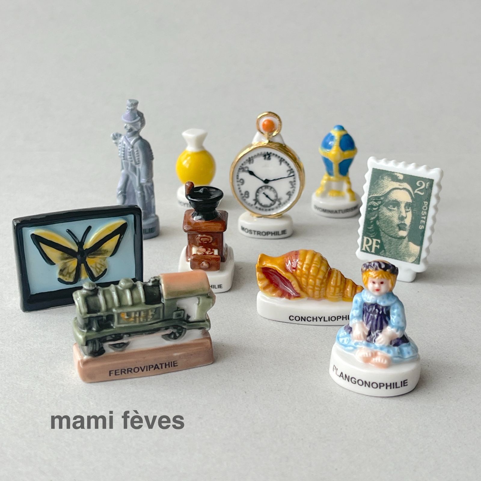 フェーヴ コレクターズアイテムたち 10個 フランス フェーブ