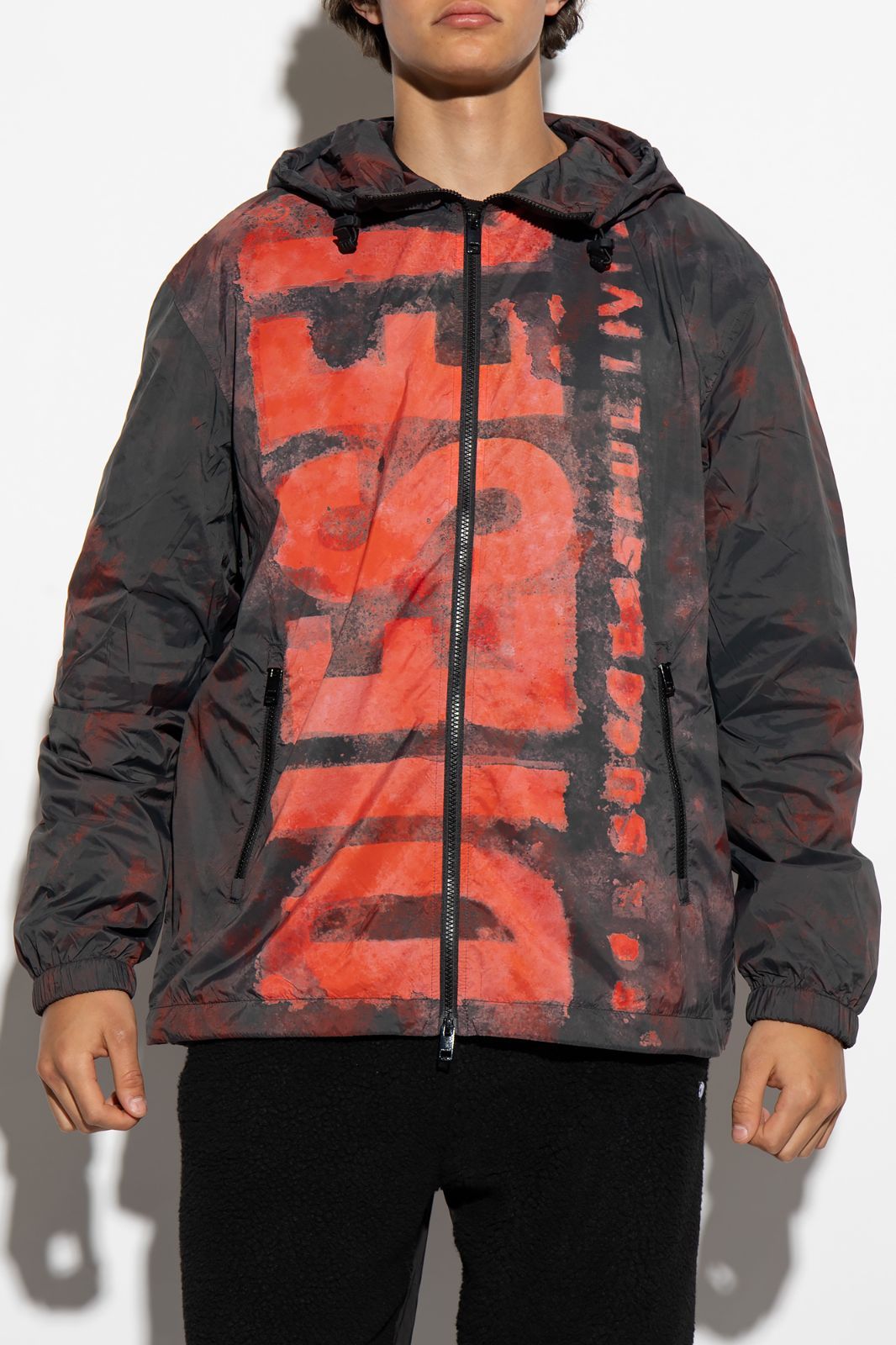 DIESEL｜ディーゼル RED TAG J-WARRETT-LOGO-LOGO jacket ロゴ