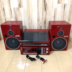 Technics システムコンポ コンサイス6 SB-F6/SL-6/SA-K6レッド 赤