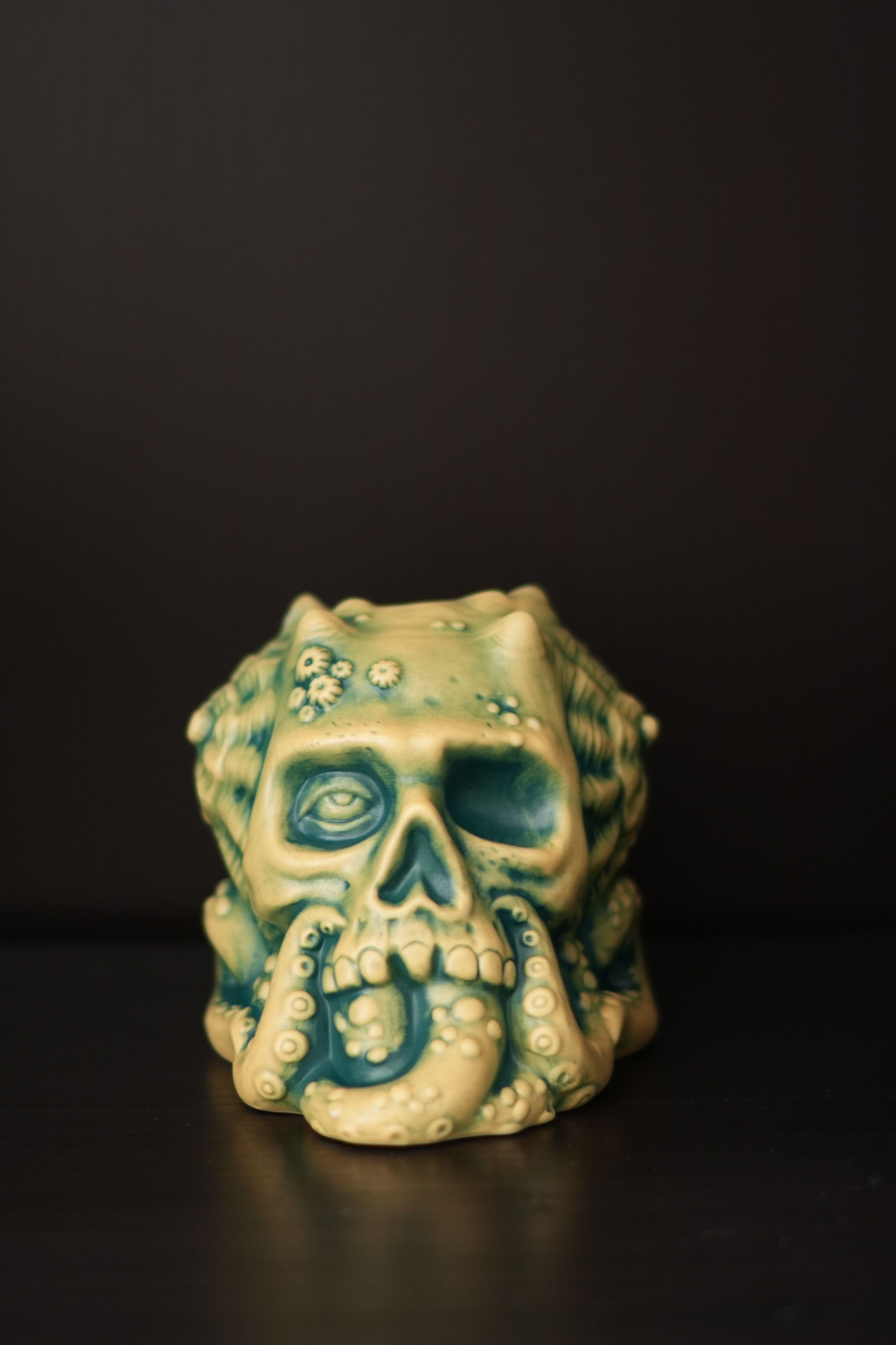 Tiki Mug: Zombie King - Fifth Edition - Green & Yellow… | mytiki.life