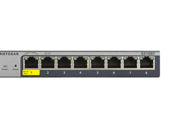 Ethernet Switch, 8-Port with Remote Management - GS108Tv3 - NETGEAR