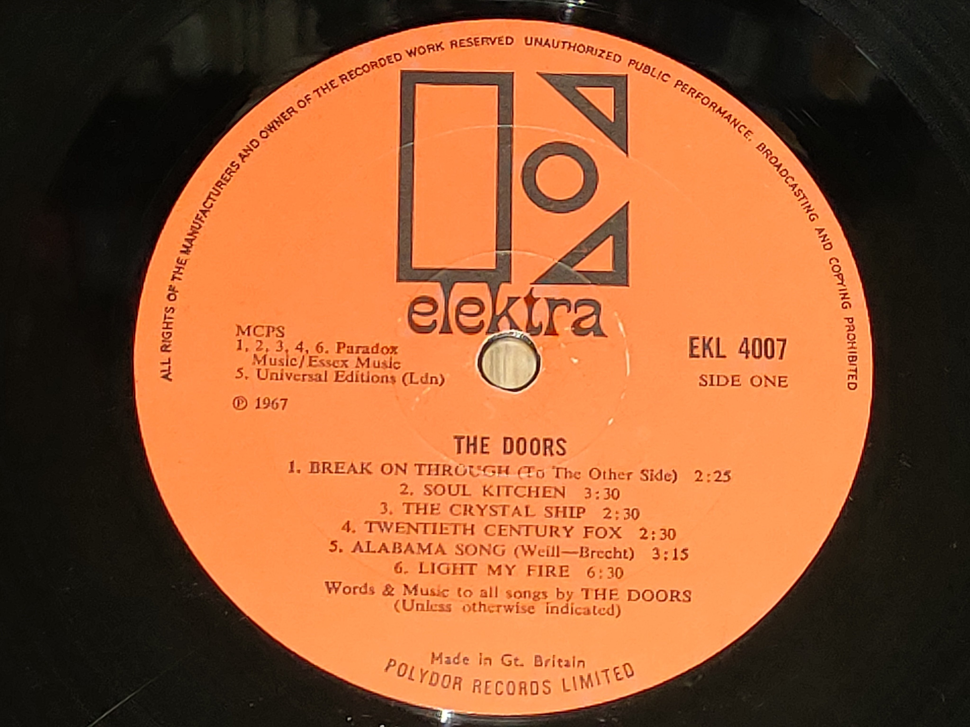 The Doors 名盤3枚セット US盤2枚＋日本盤 60sサイケ ビンテージ DOORS