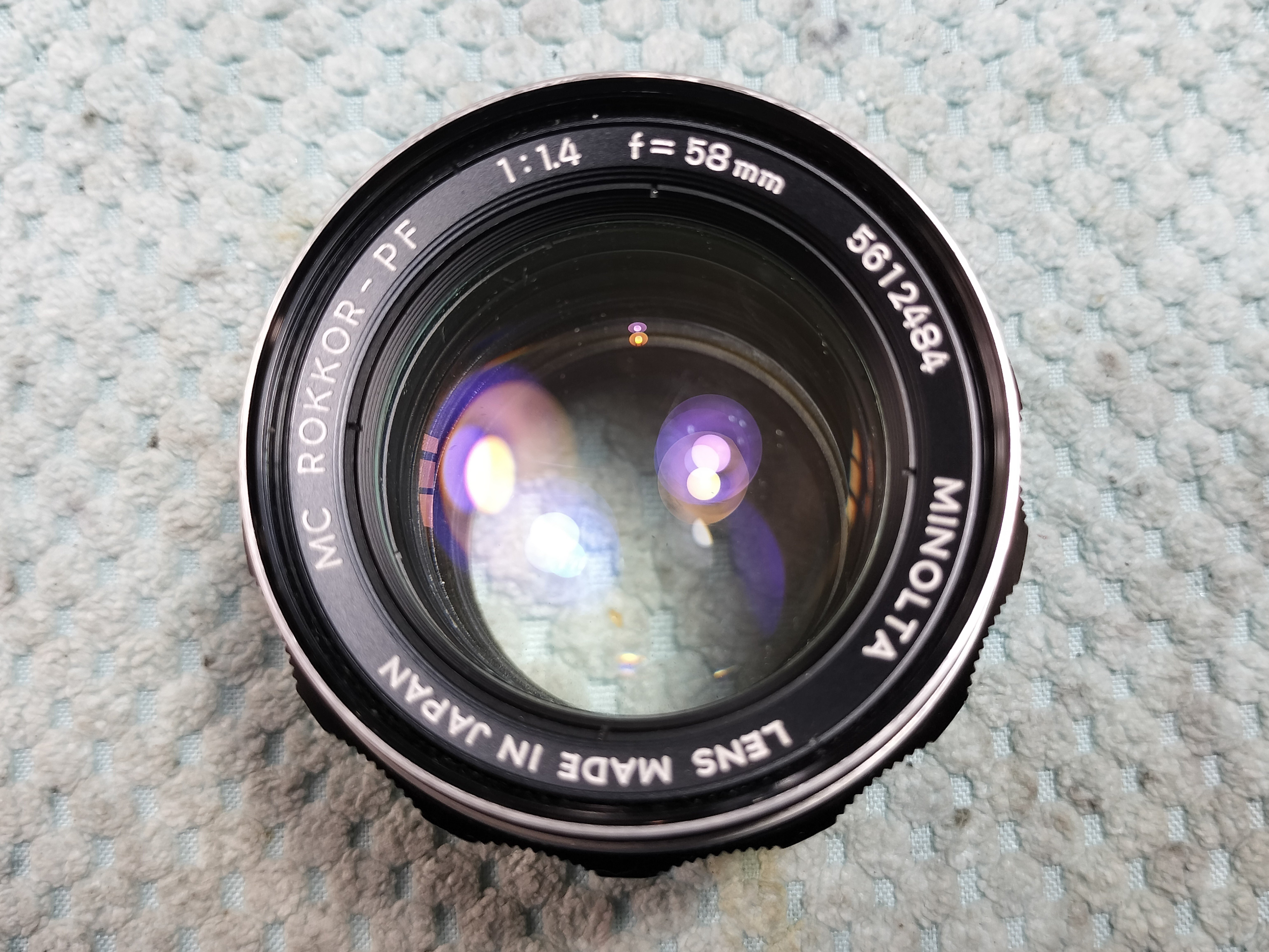 Minolta MC Rokkor 58mm F/1.4の分解｜フィルムカメラ修理のアクアカメラ