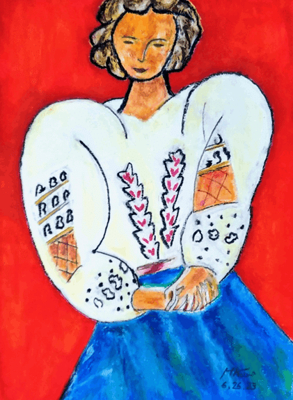 模写の風景 画家の心 第15回「アンリ・マティス ルーマニア風の