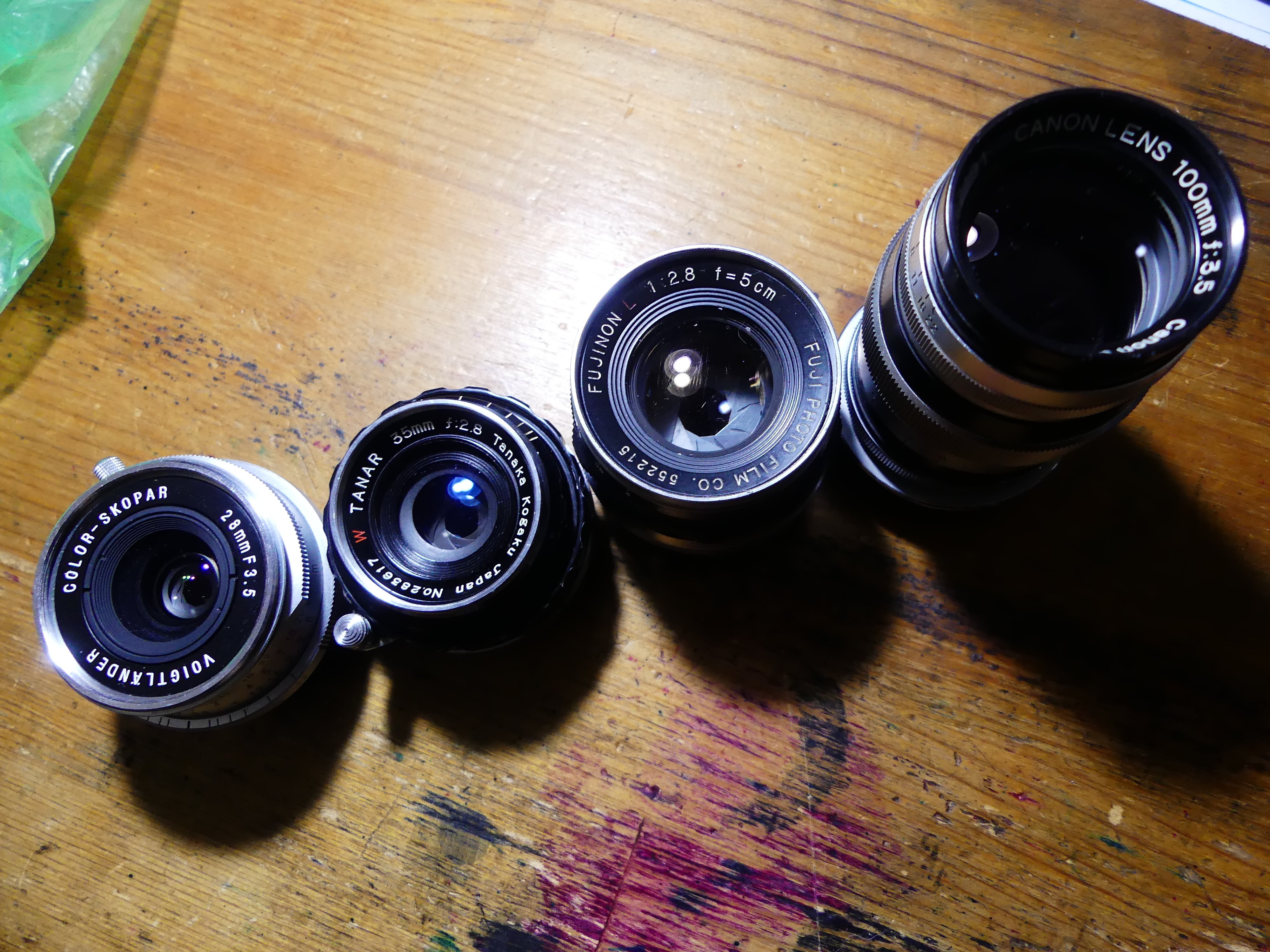 詐欺被害に遭いながらも田中光学Tanar 35mm F2.8 L39マウントの