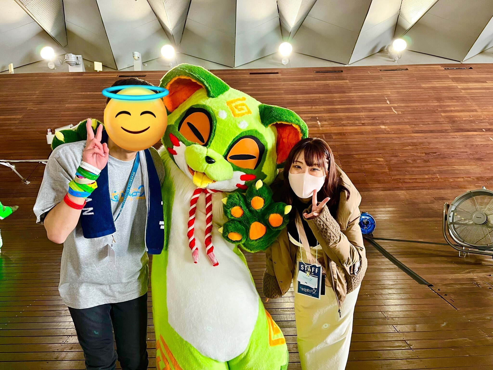 体育館の日2備忘録。大好きなサークルの着ぐるみイベントを体験して