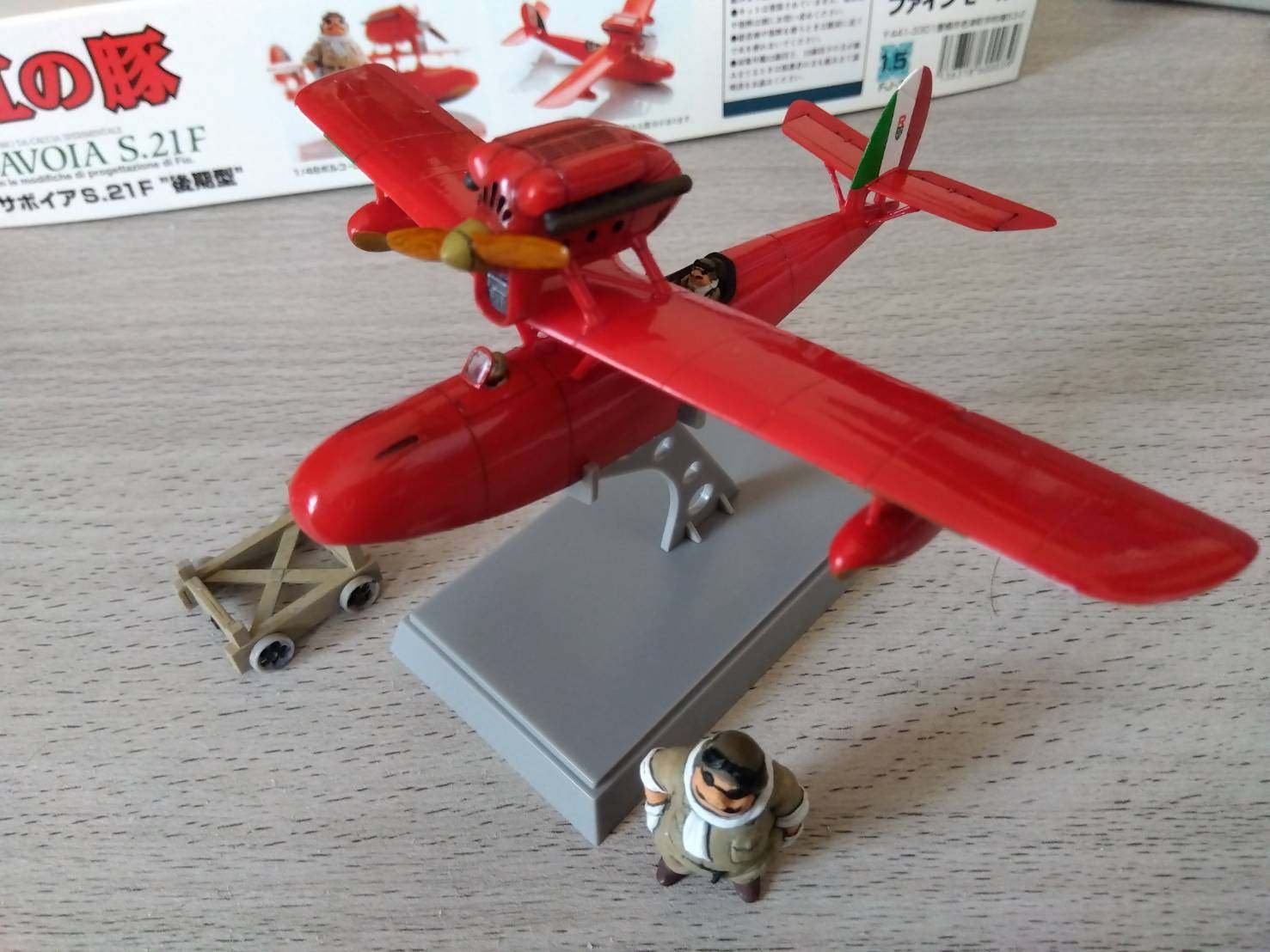 紅の豚サボイアS.21F（FM1/72）#4（完）～完成＆レビュー｜はりす