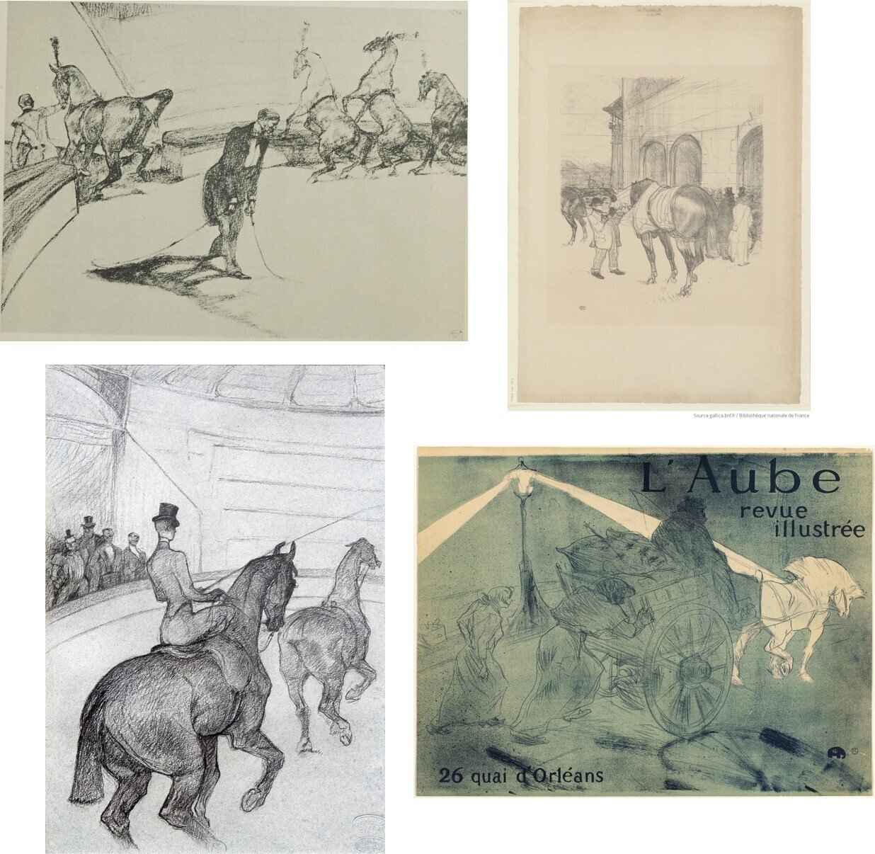 ロートレック展」SOMPO美術館：素描の量に驚き、”背中大好き（？）作家