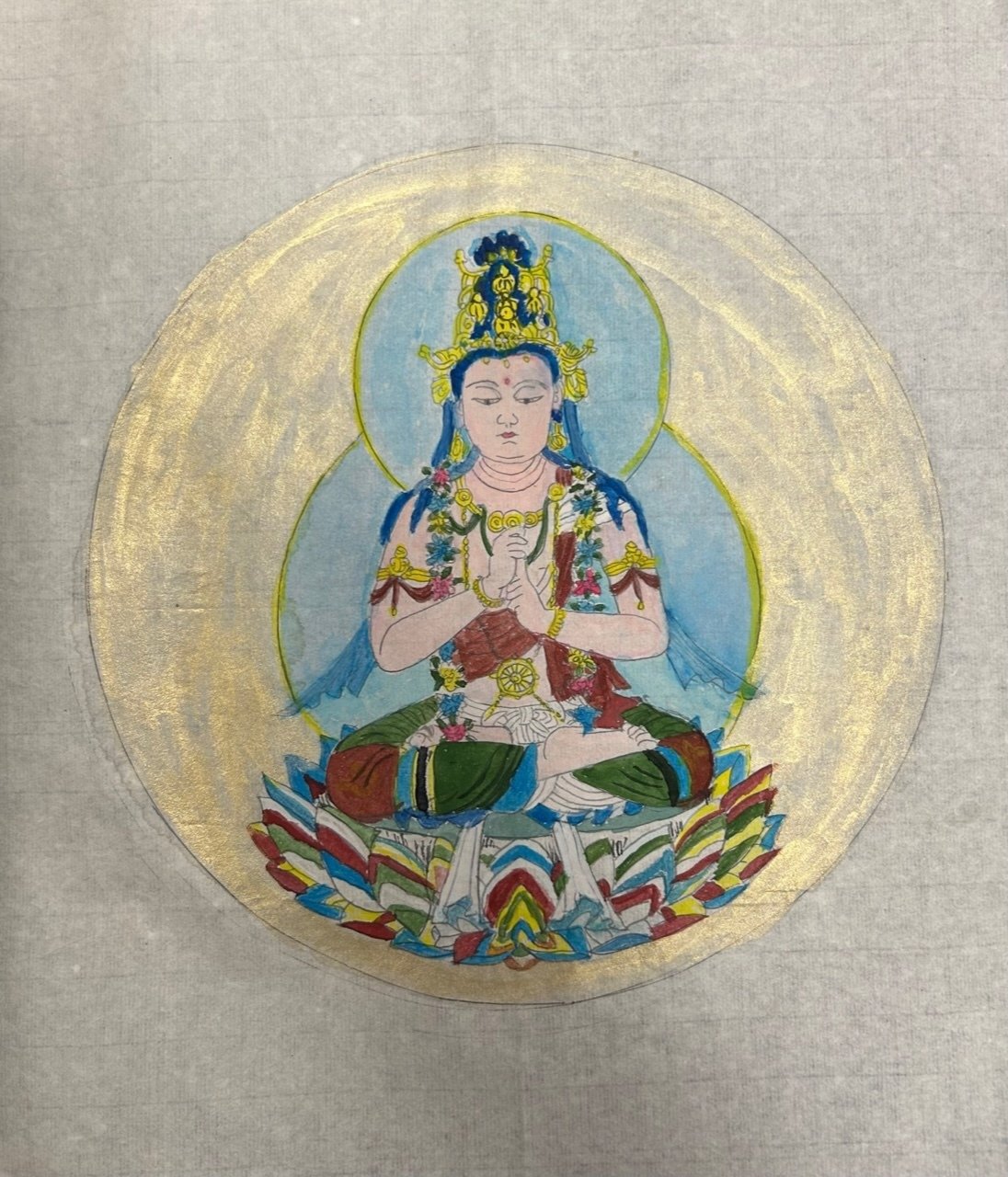 仏画曼荼羅アート―Art work at HORAKUJI―｜達磨の眼【本伝統文化を世界へ】