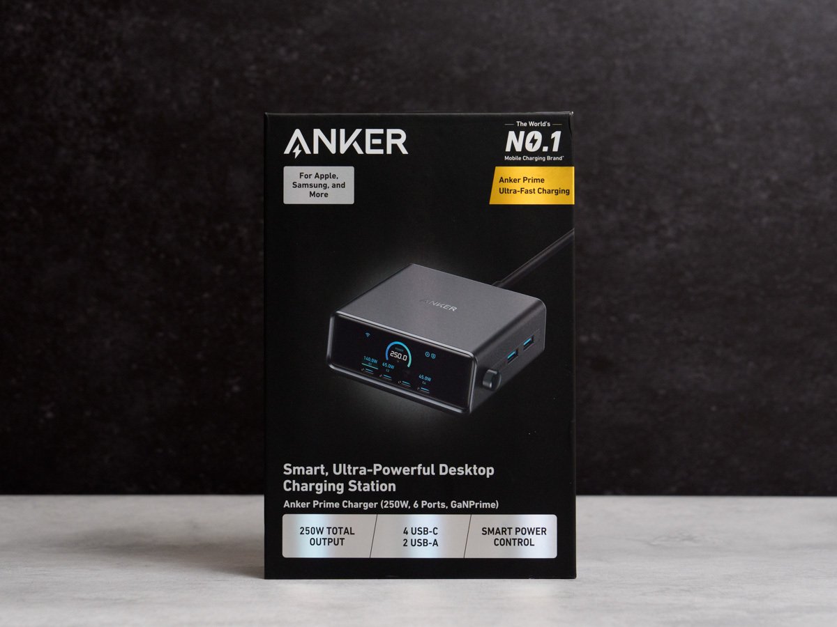 Anker Prime Charger (250W, 6 Ports, GaN)をレビュー！電力配分を