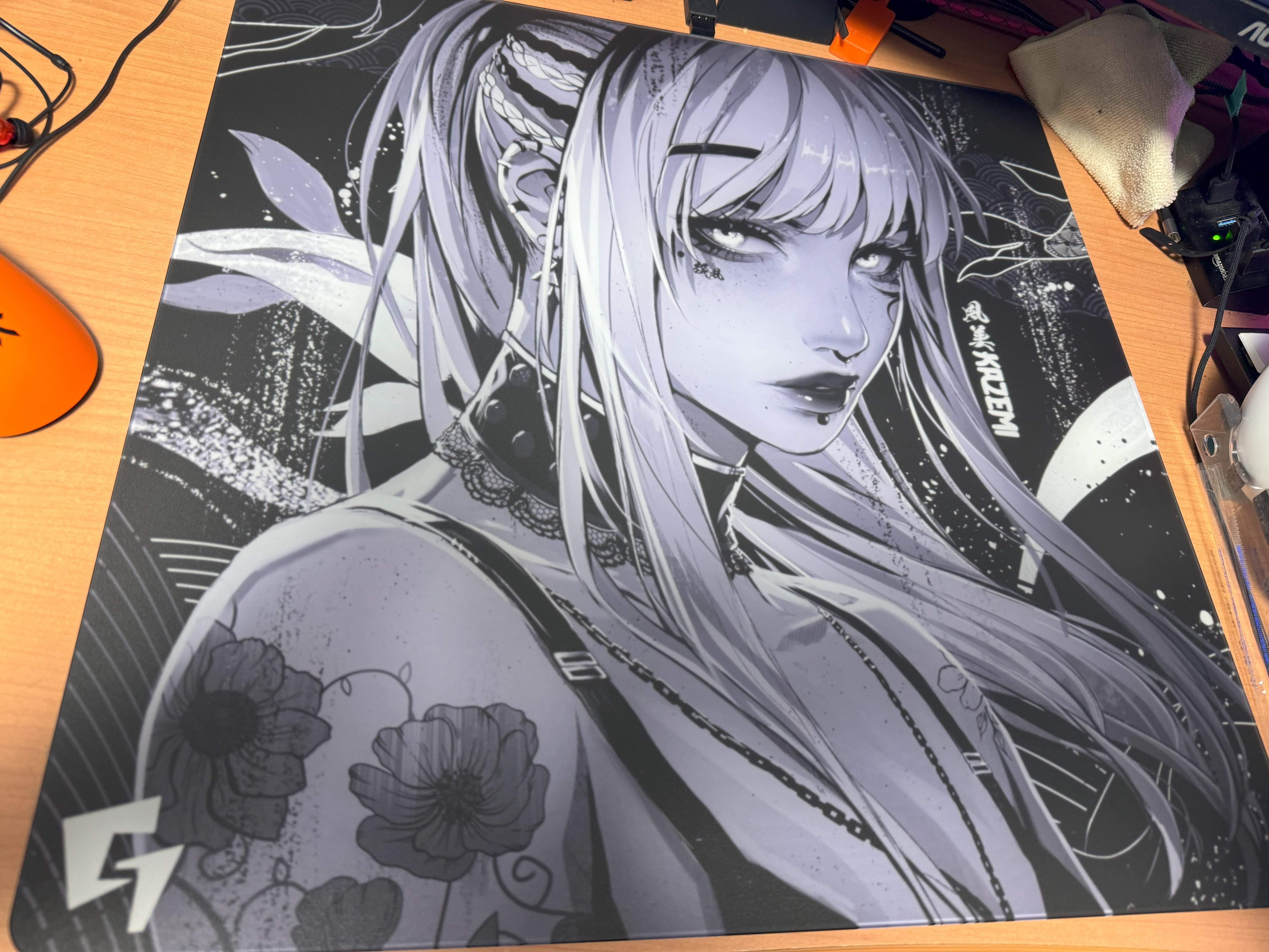 GLSSWRKS Kazemi Premium Glass Mousepad Japan Limited Edition