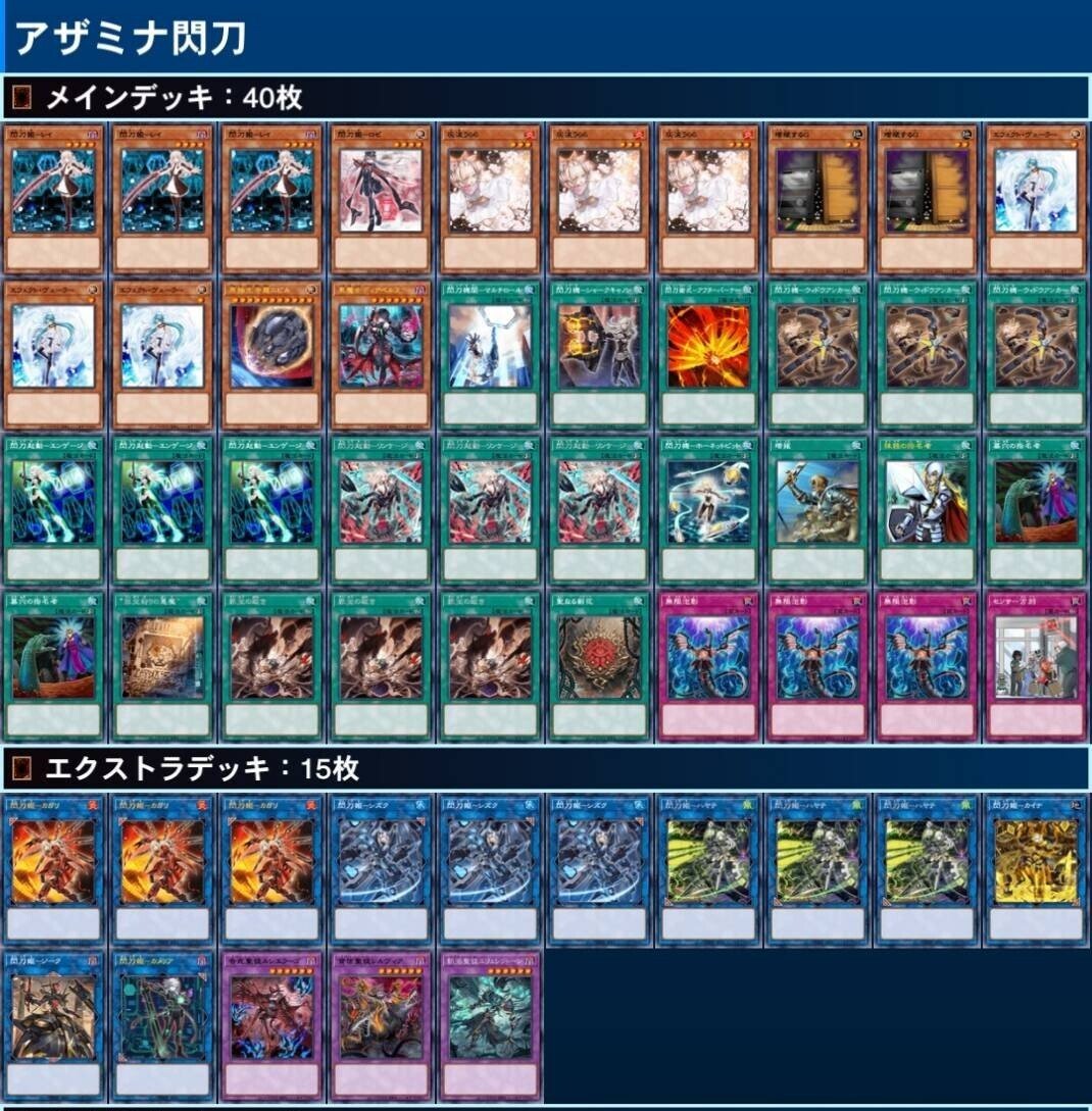 OCG】アザミナ型閃刀姫について｜(旧:せのじ)